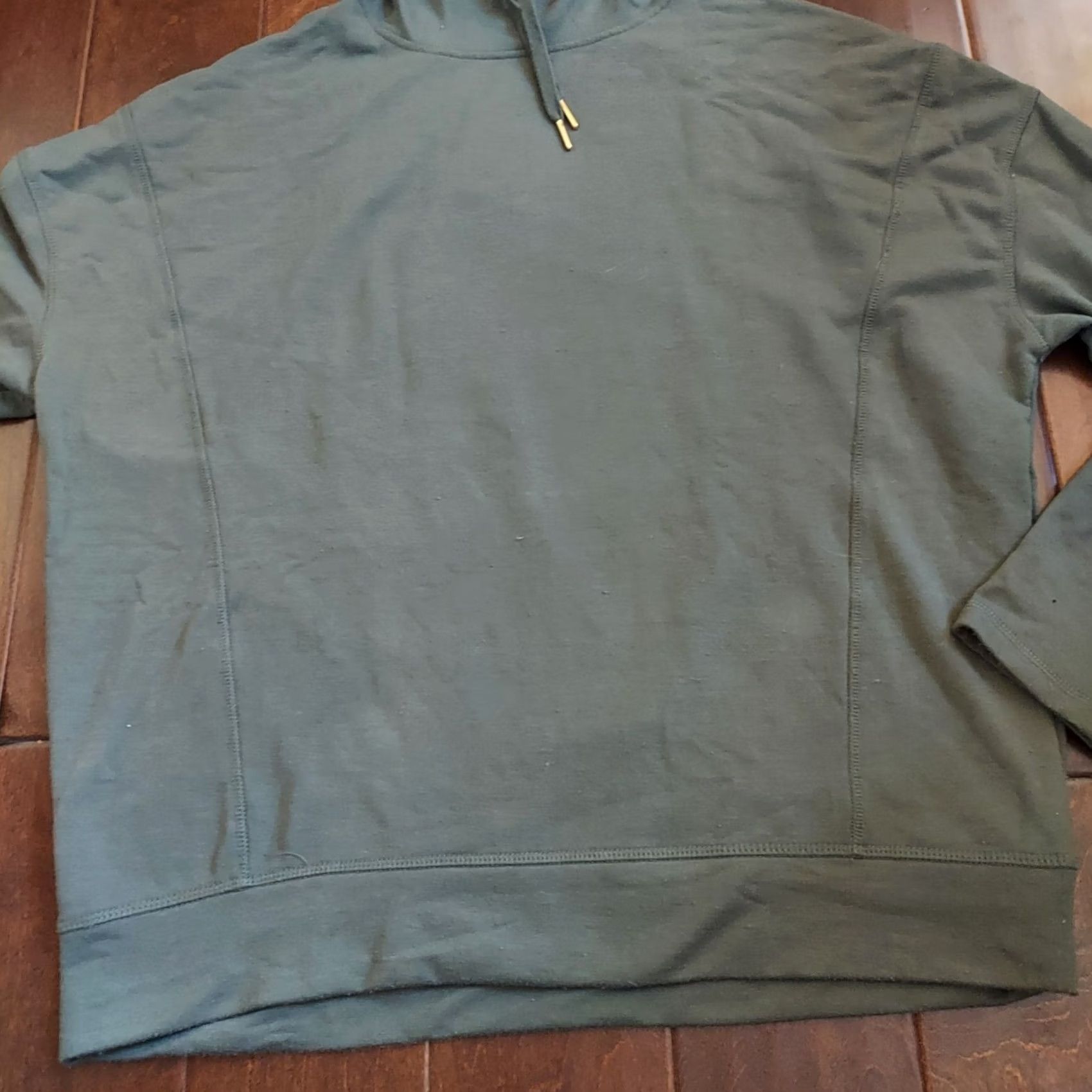 Jockey Jockey Womens Green Long Sleeve Drawstring Hoodie - Size L Size L / US 10 / IT 46 - 4 Thumbnail