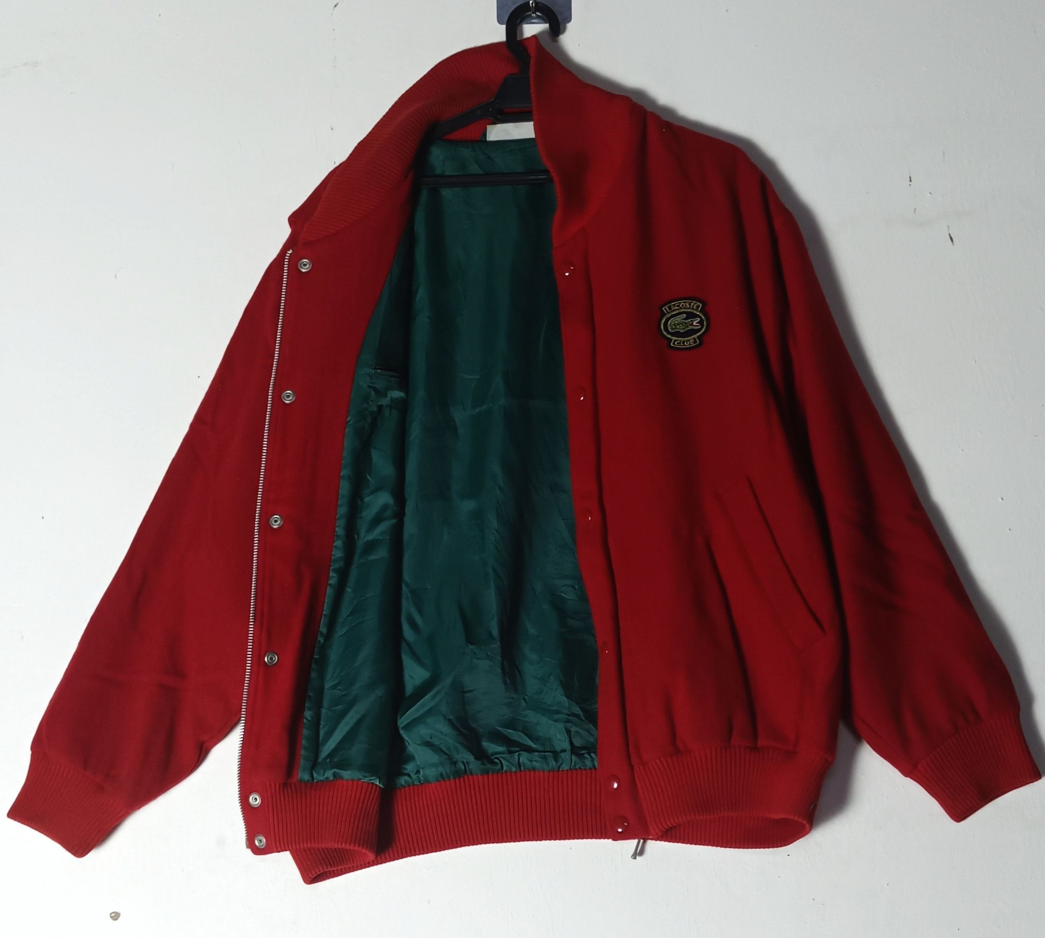 Lacoste RARE🔥 Chemise Lacoste Club Bomber Wool Jacket Size US L / EU 52-54 / 3 - 2 Thumbnail