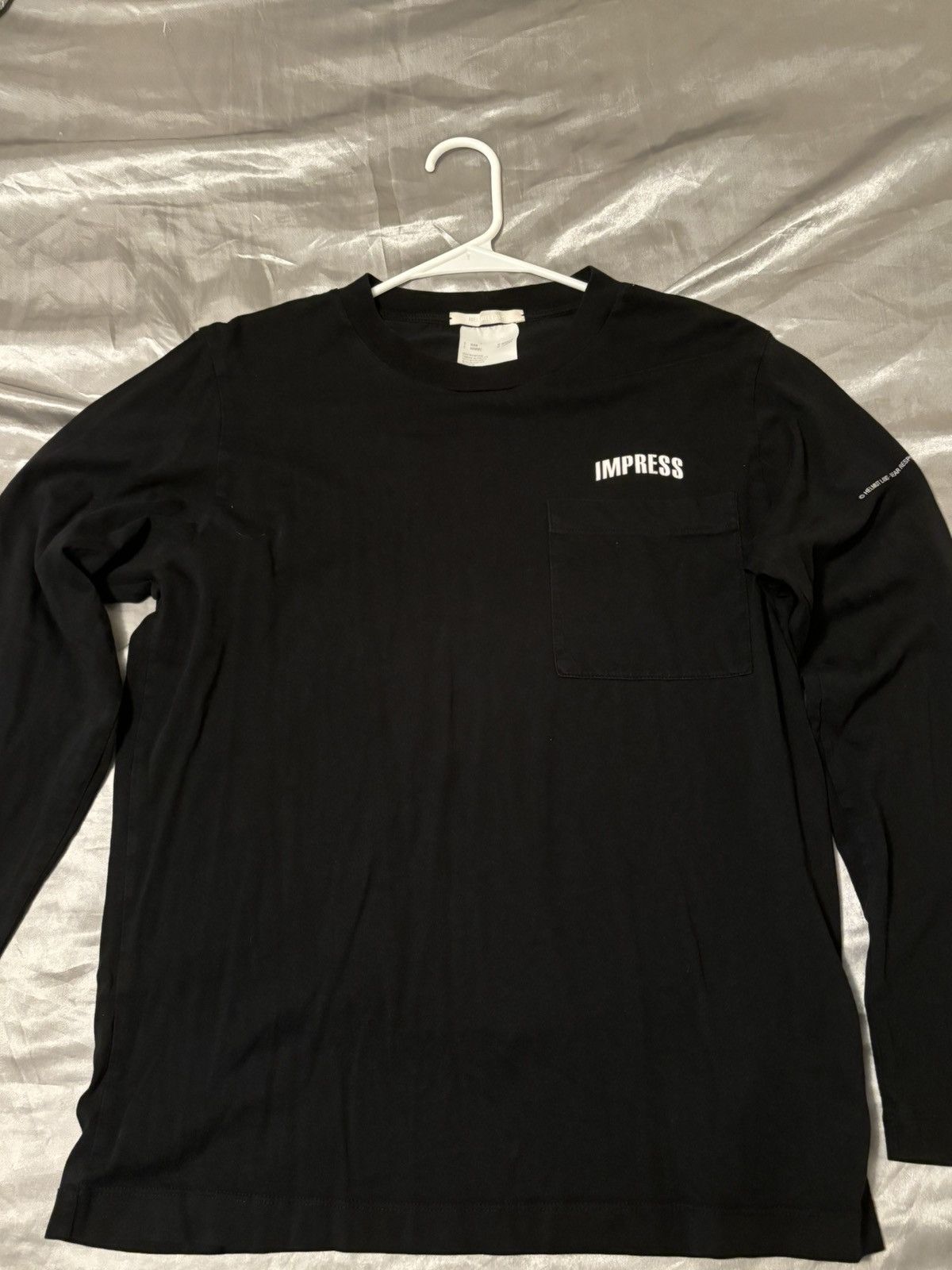 Helmut Lang Helmut Lang Impress Your Parents Tee Size US S / EU 44-46 / 1 - 2 Thumbnail