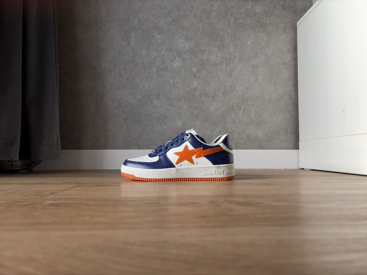 Bape A Bathing Ape Bape Sta #3 M2 White Blue Orange US 7 Size US 7 / EU 40 - 1 Thumbnail