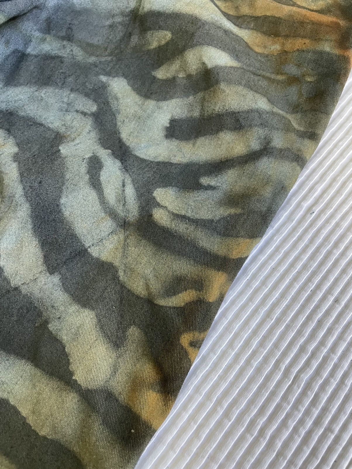 Handmade Rust Indigo Paint Grr Bb Hand Camo Tiger Stripe Pants Size US 33 - 16 Thumbnail