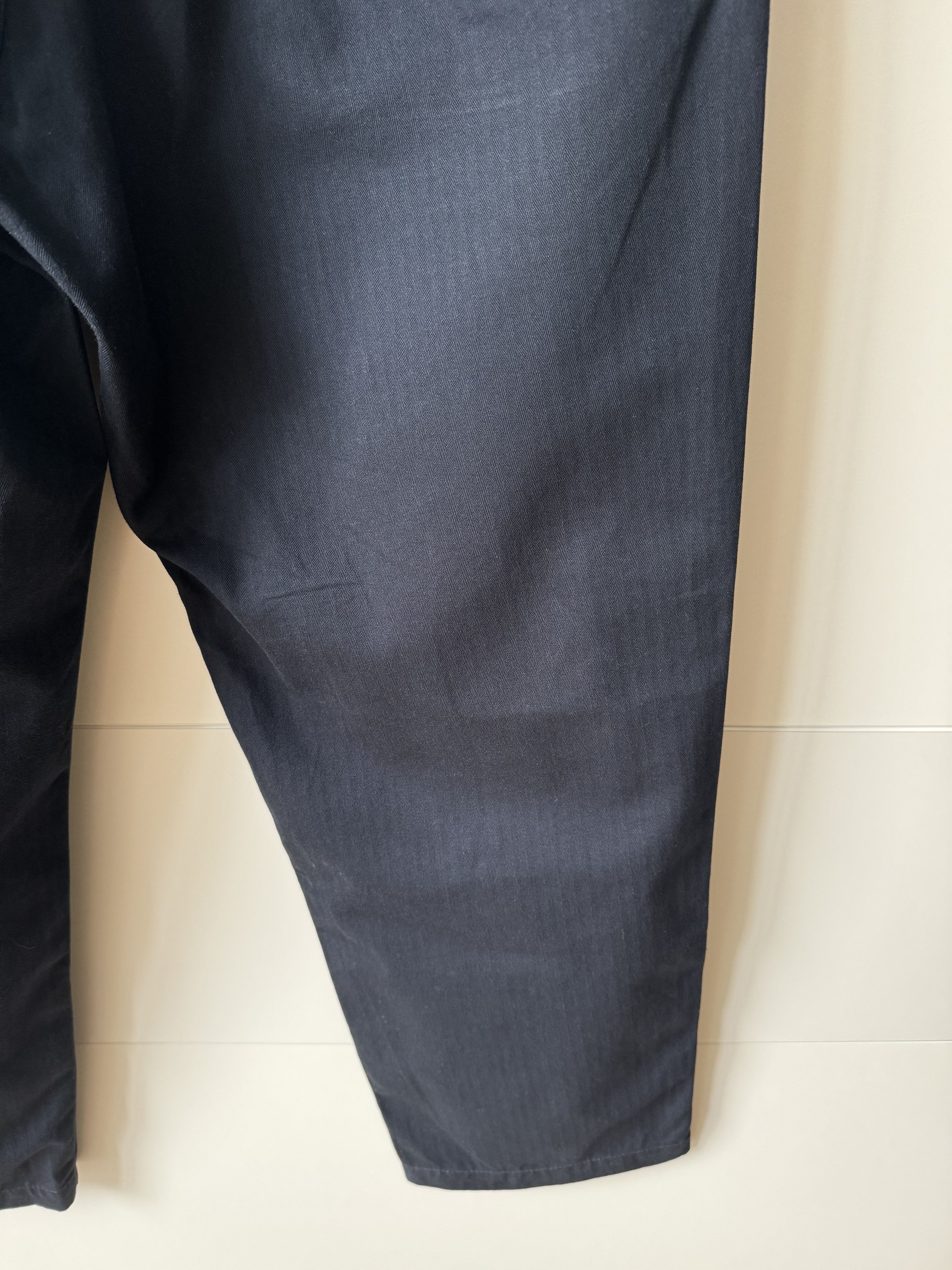 Engineered Garments [S] Herringbone Cotton Ground Pant in Dark Navy (FW19) Size US 32 / EU 48 - 9 Thumbnail