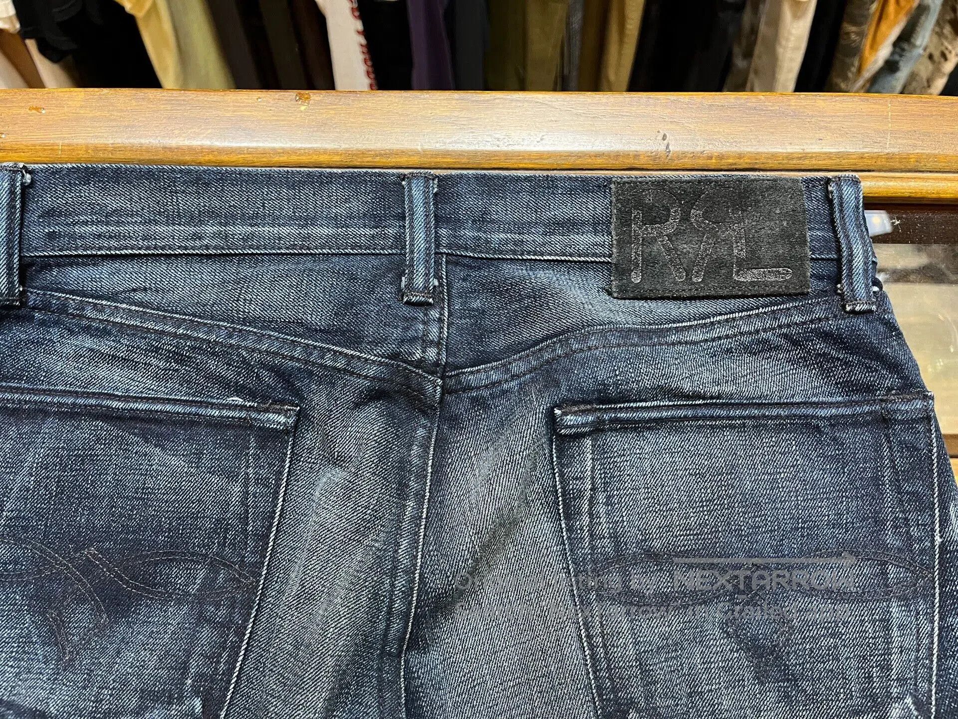 RRL Ralph Lauren vintage rrl dark denim jeans by ralph lauren. Size US 30 / EU 46 - 6 Thumbnail