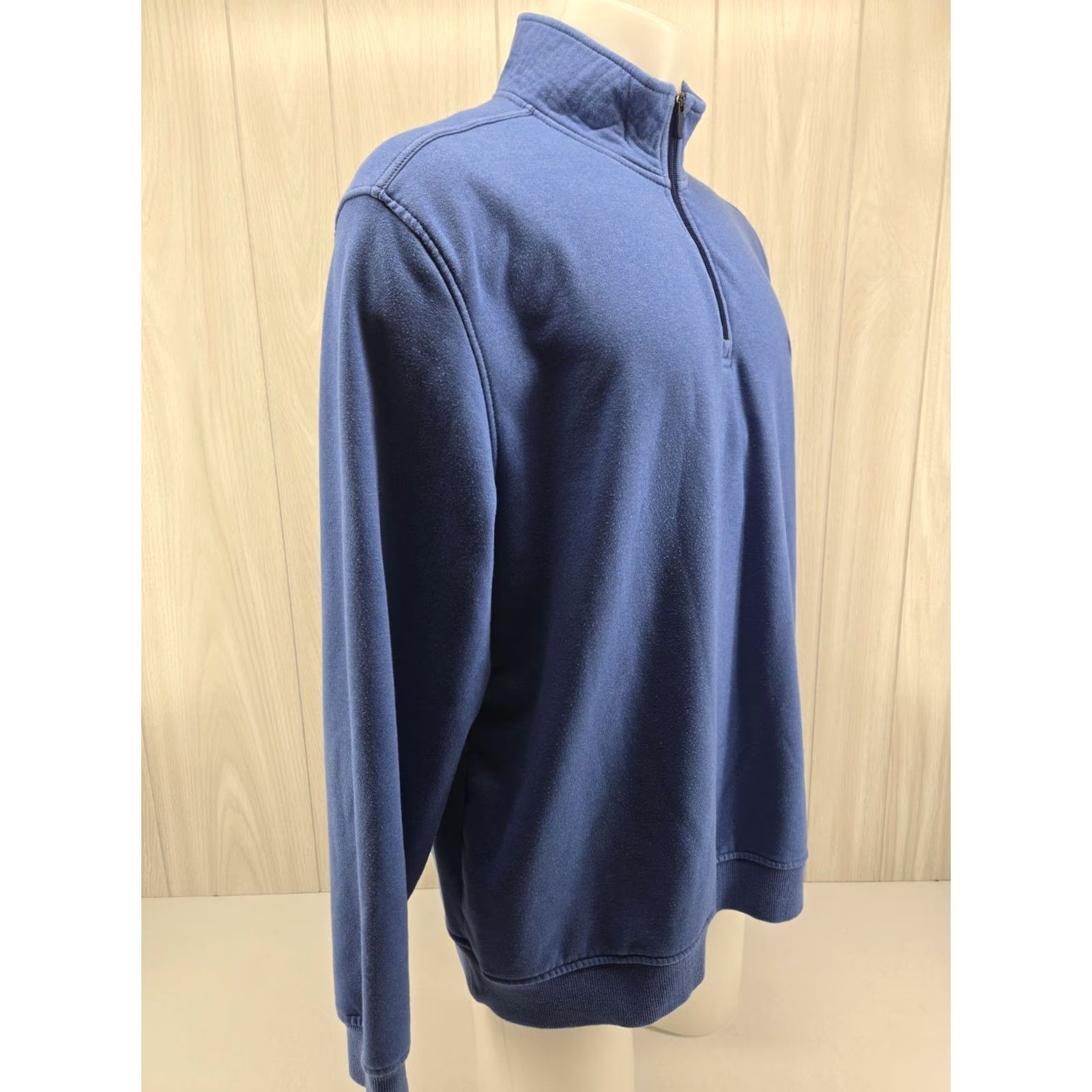 Izod VINTAGE IZOD Advantage Performance Sweatshirt 1/4 Zip Men’s Pullover XL Blue Size US XL / EU 56 / 4 - 6 Thumbnail