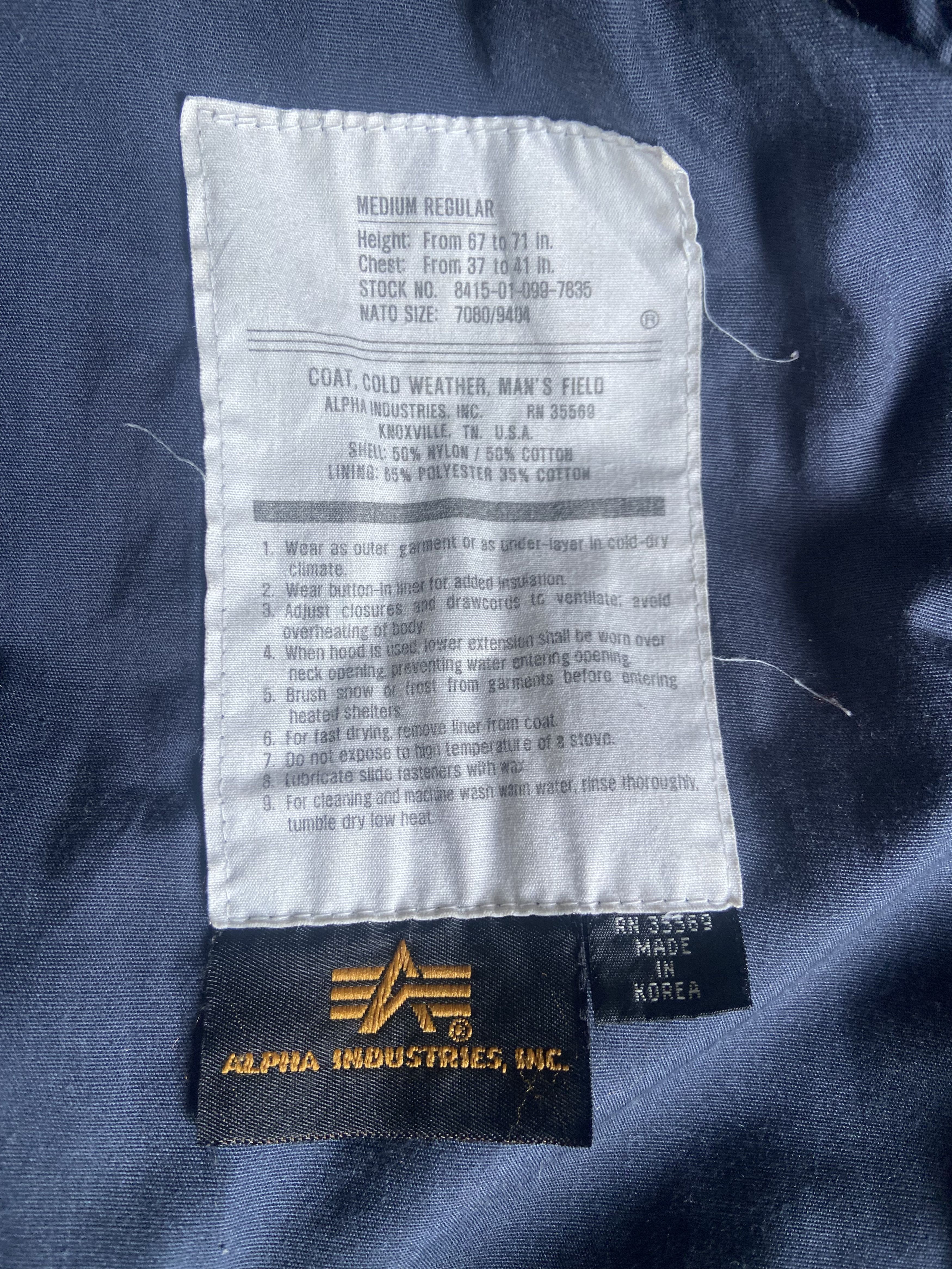Alpha Industries M-65 Field Coat by Alpha Industries Size US M / EU 48-50 / 2 - 7 Thumbnail
