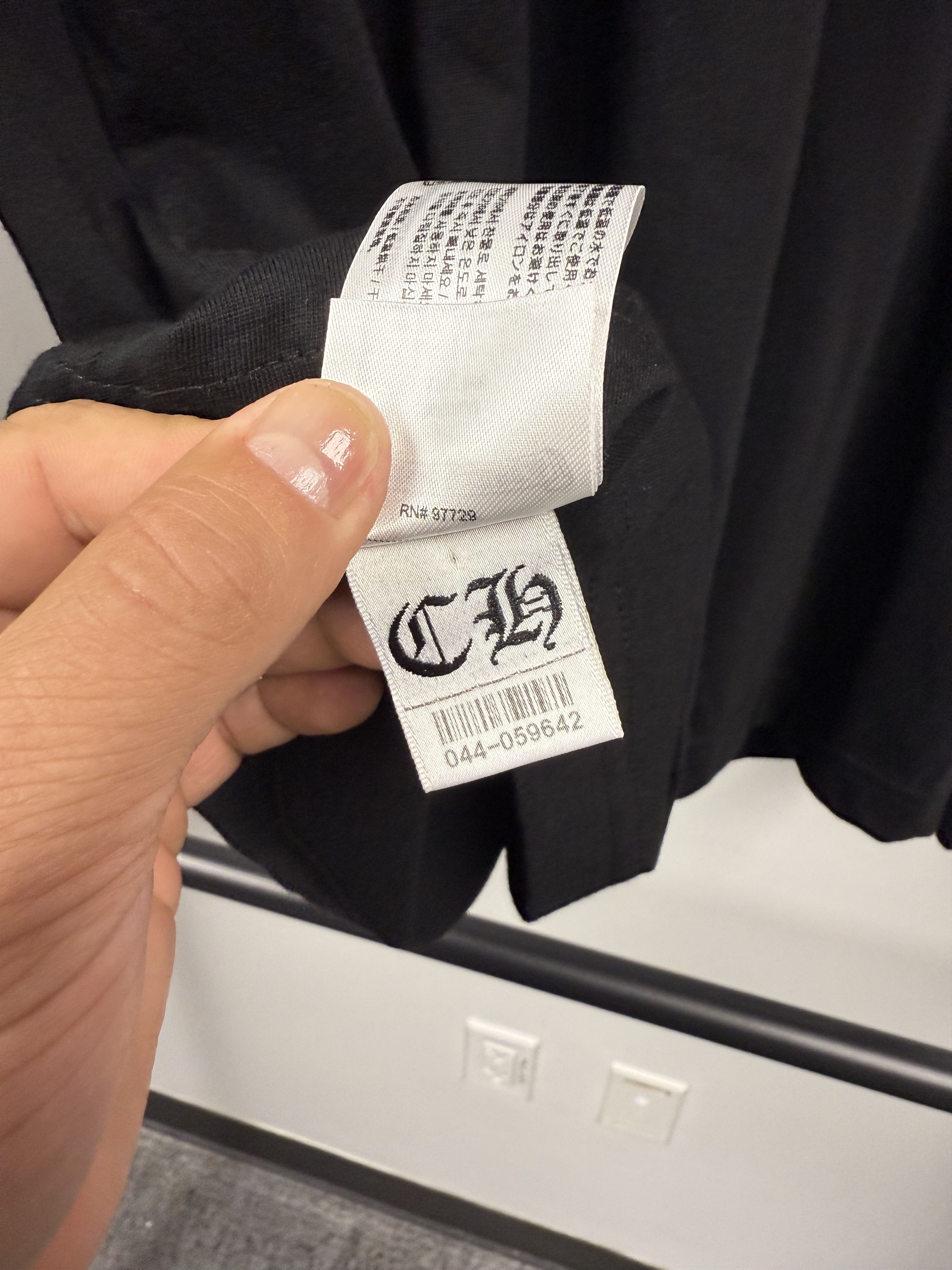 Chrome Hearts Chrome Hearts "Miami" Crosses Black on Black L/S -M Size US M / EU 48-50 / 2 - 9 Thumbnail