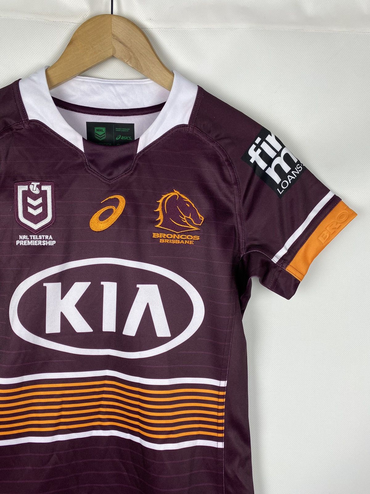 Asics ASICS Brisbane Broncos NRL Home Jersey Rugby Shirt Size S Size US S / EU 44-46 / 1 - 5 Thumbnail