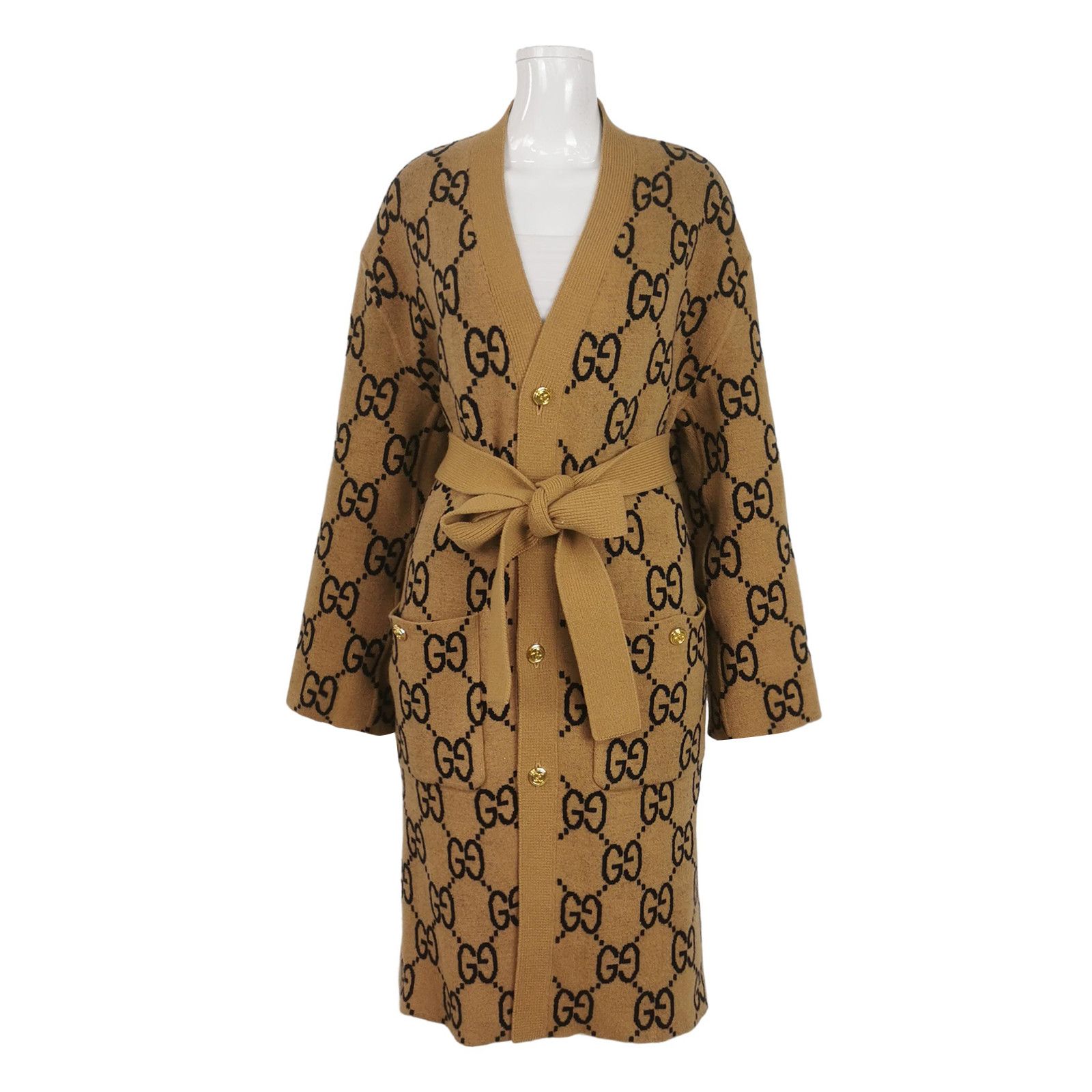 Gucci Gucci GG Reversible Wool Coat XS Size XS / US 0-2 / IT 36-38 - 1 Thumbnail