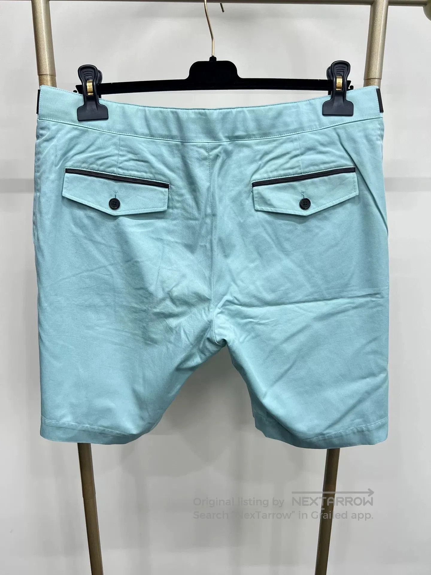 Hermes Hermes Blue Paneled Casual Shorts 44. Size US 44 / EU 60 - 2 Thumbnail