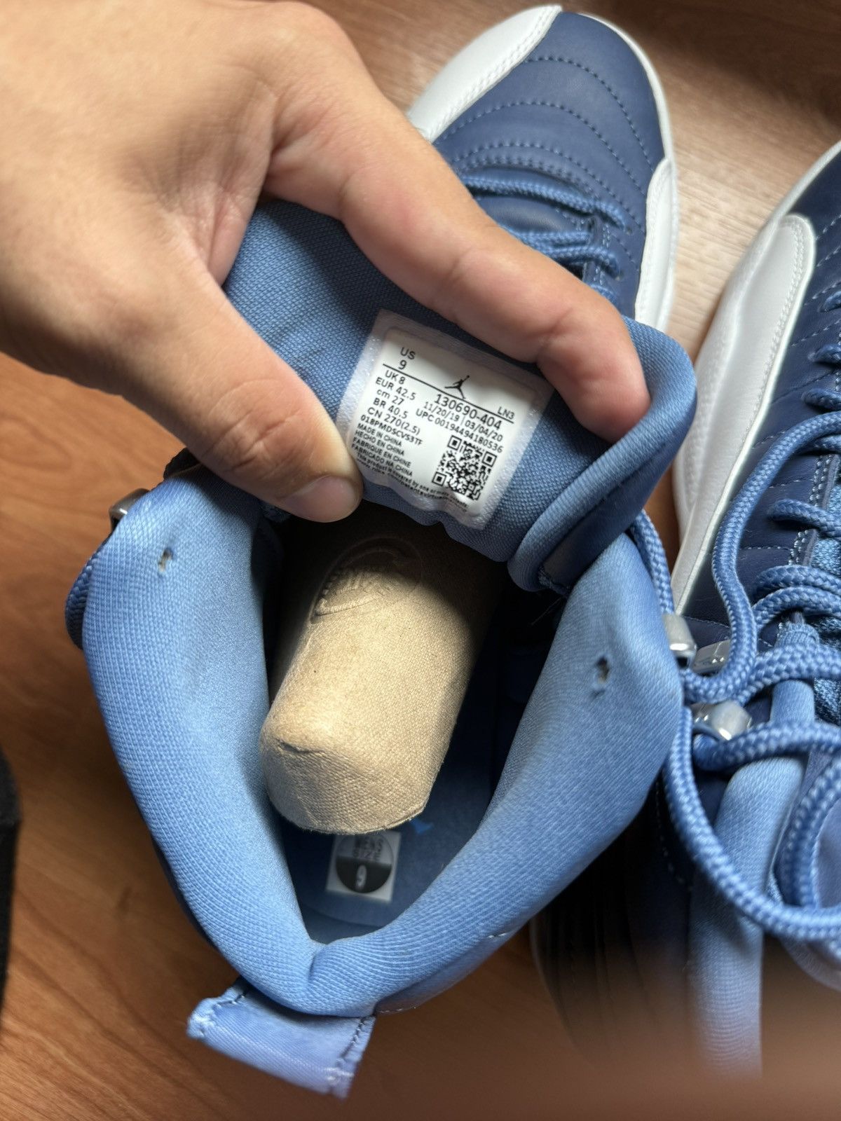 NEW jordan 12 retro “indigo”