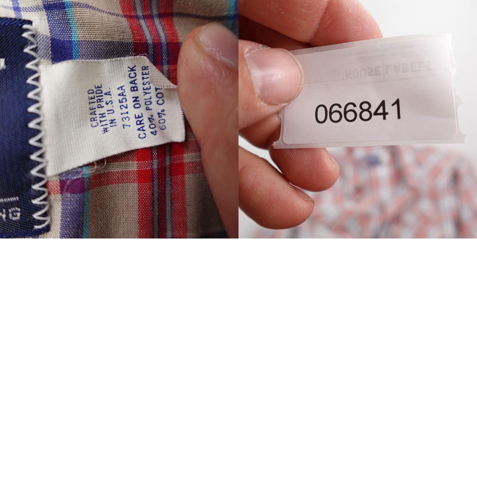 Wrangler Vintage Wrangler Shirt XL Long Tails Cowboy Cut Red Blue Western Pearl Snap Size US XL / EU 56 / 4 - 8 Thumbnail