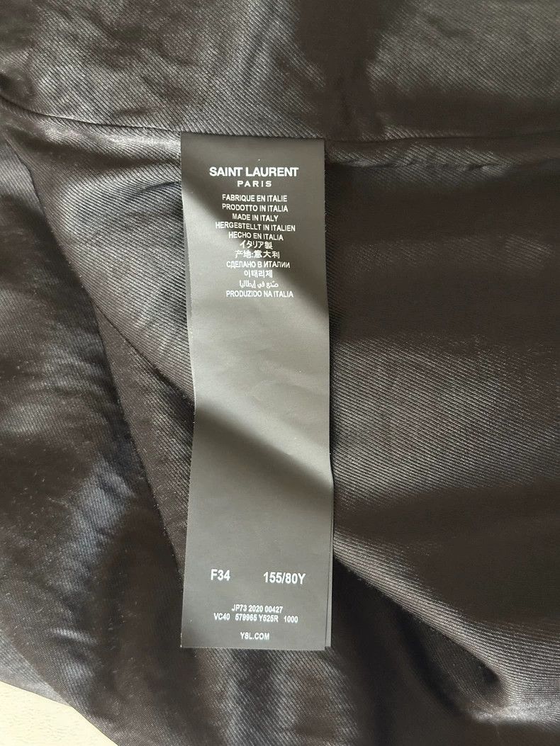 Saint Laurent Paris Saint laurent paris Gypsophila paniculata velvet jacket 250 Size XXS / US 00 / IT 34 - 4 Thumbnail