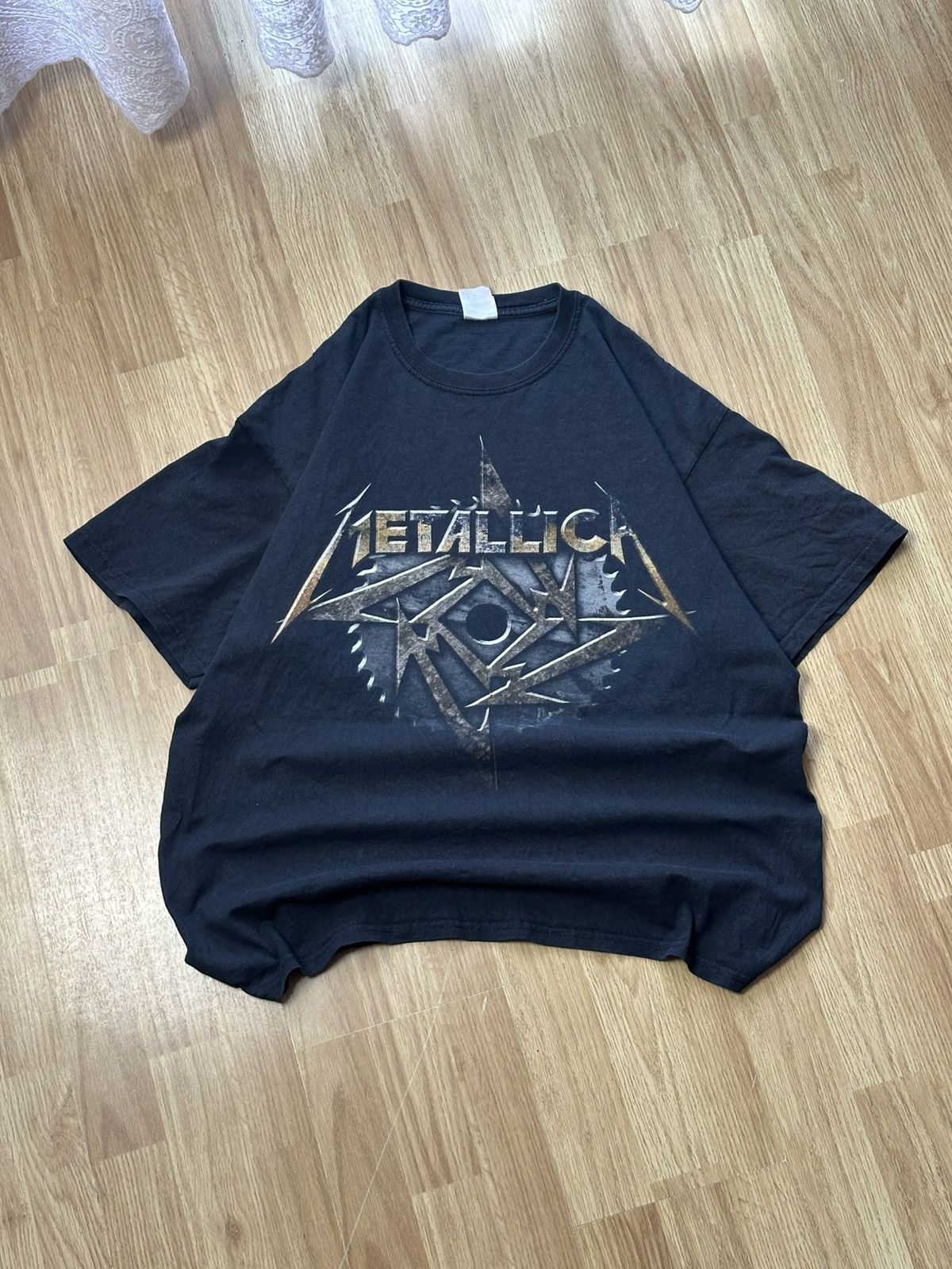 Metallica 🔥 2000s Metallica Vintage Heavy Metal Band Rock T Shirt Y2K Size US XL / EU 56 / 4 - 1 Thumbnail