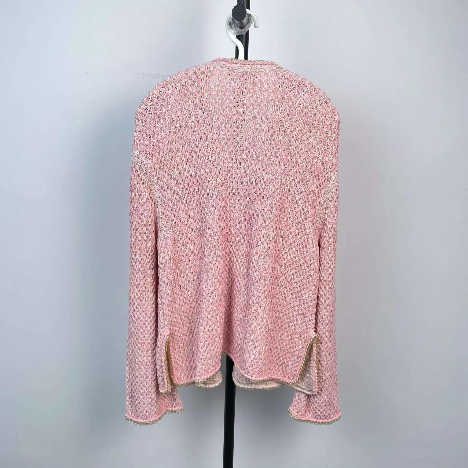 Chanel Women's Chanel pink knit cardigan 38 95 new Size S / US 4 / IT 40 - 2 Thumbnail