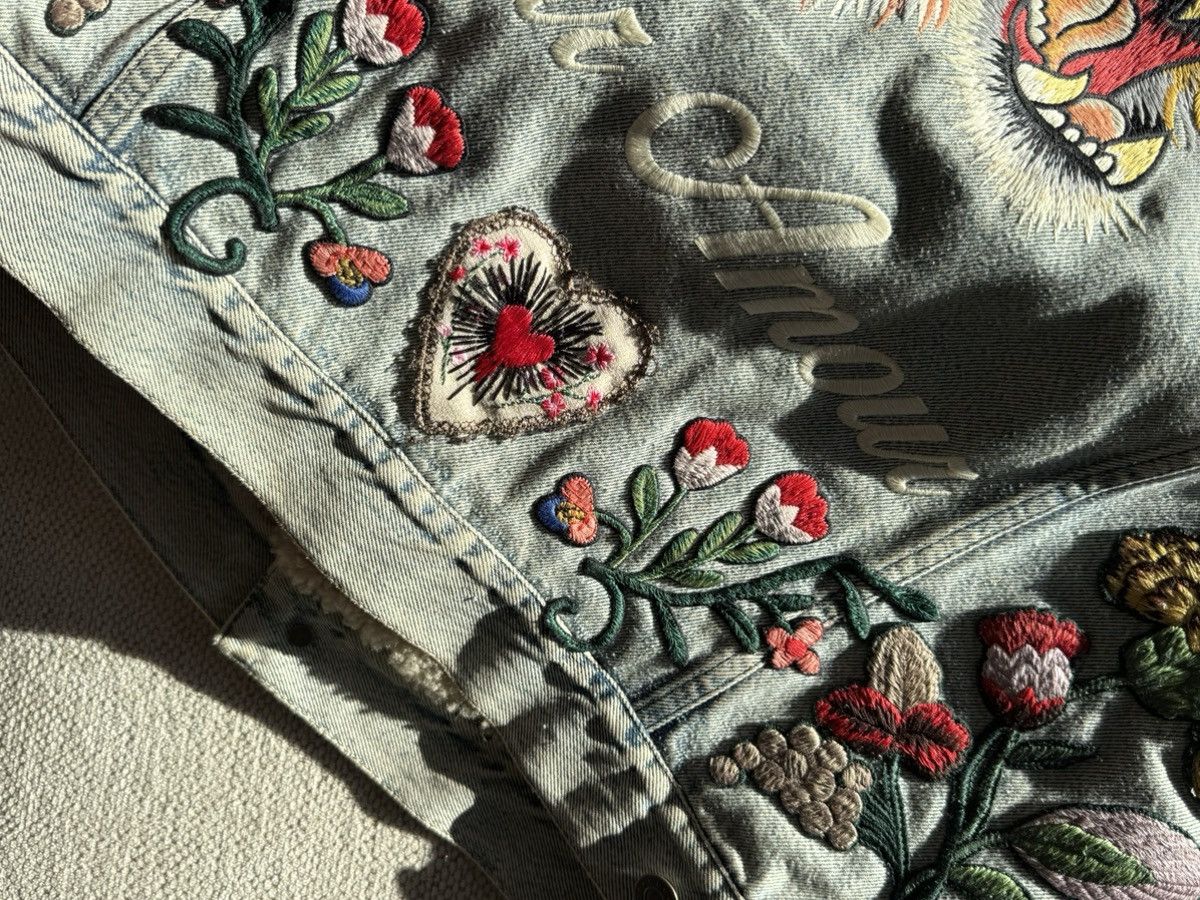 Gucci Gucci L'Aveugle Par Amour Shearling Denim jacket 46 Runway Size US L / EU 52-54 / 3 - 5 Thumbnail