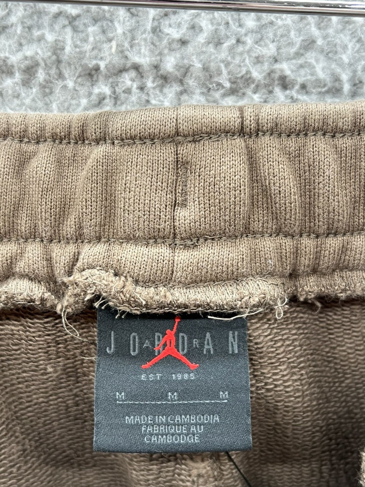 Jordan Brand Jordan x Travis Scott Fleece Pants Brown Medium DZ5508-275 Size US 34 / EU 50 - 3 Thumbnail