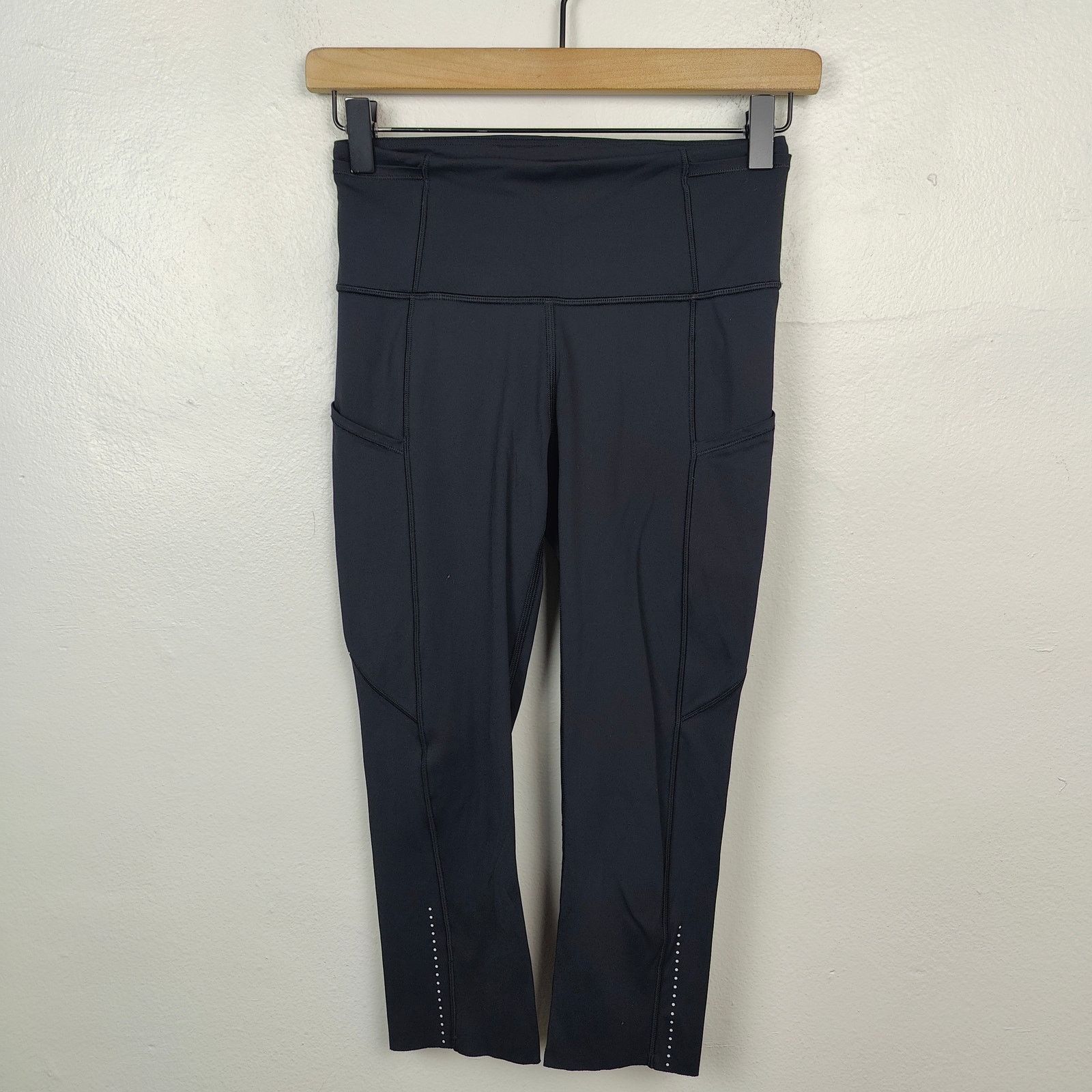 Lululemon Lululemon Fast & Free Crop II Leggings Womens 4 Nulux 19" Size 27" / US 4 / IT 40 - 4 Thumbnail