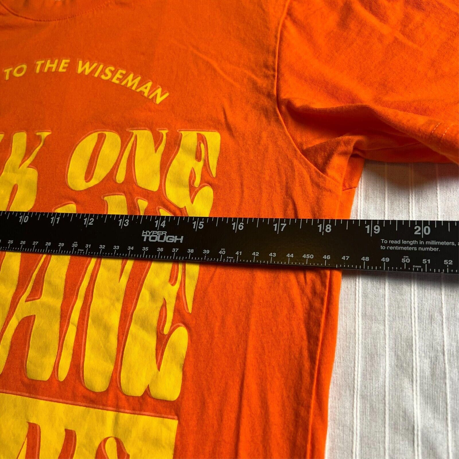 Designer Dutch Bros Drink One for Dane Shirt Sz M Orange Yellow Size US M / EU 48-50 / 2 - 6 Thumbnail