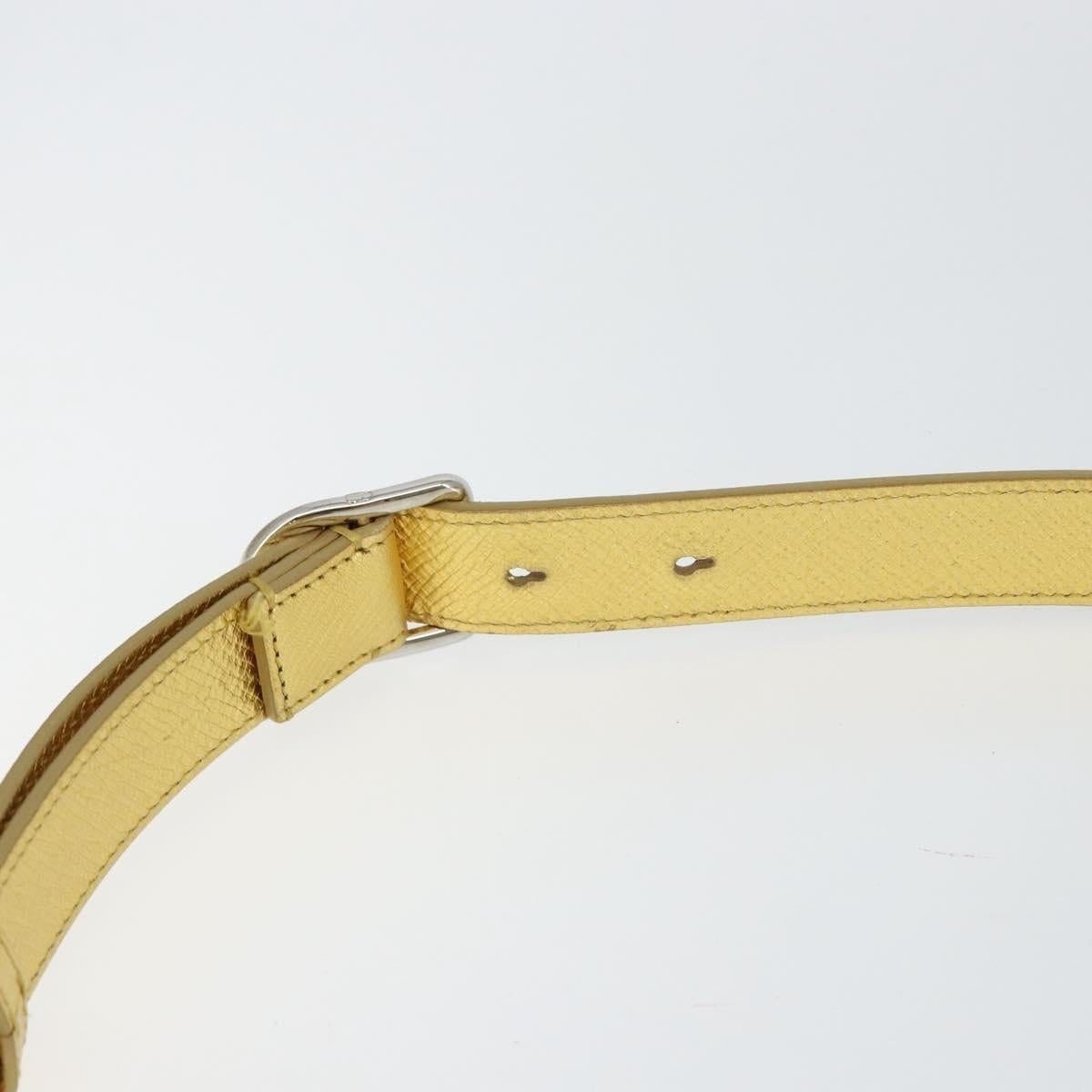 Dior Dior Leather Handbag Gold Size ONE SIZE - 10 Thumbnail