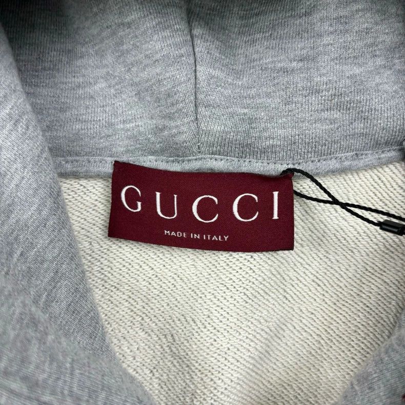Gucci Gucci FW24 Embroidered Logo Hooded Zipper Sweatshirt Jacket Size US M / EU 48-50 / 2 - 4 Thumbnail