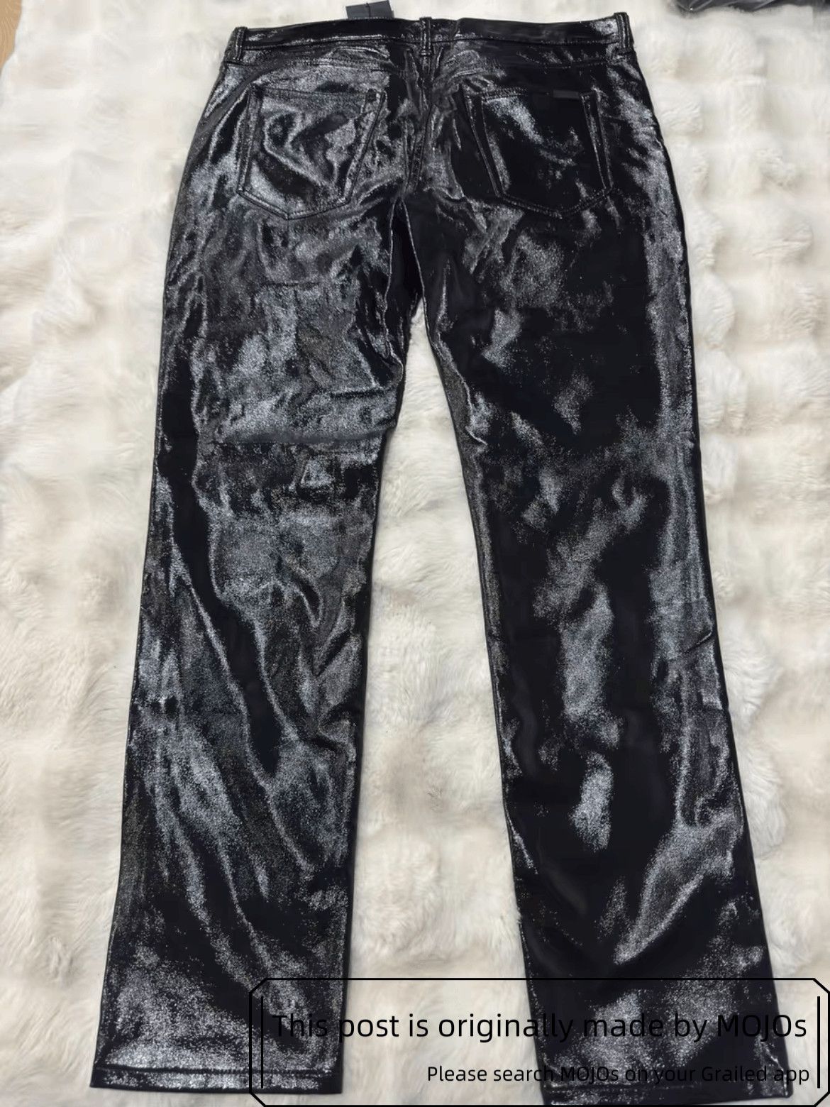 Saint Laurent Paris Sz 32 Saint Laurent Paris Patent Wax Denim mojos1923 Size US 32 / EU 48 - 5 Thumbnail