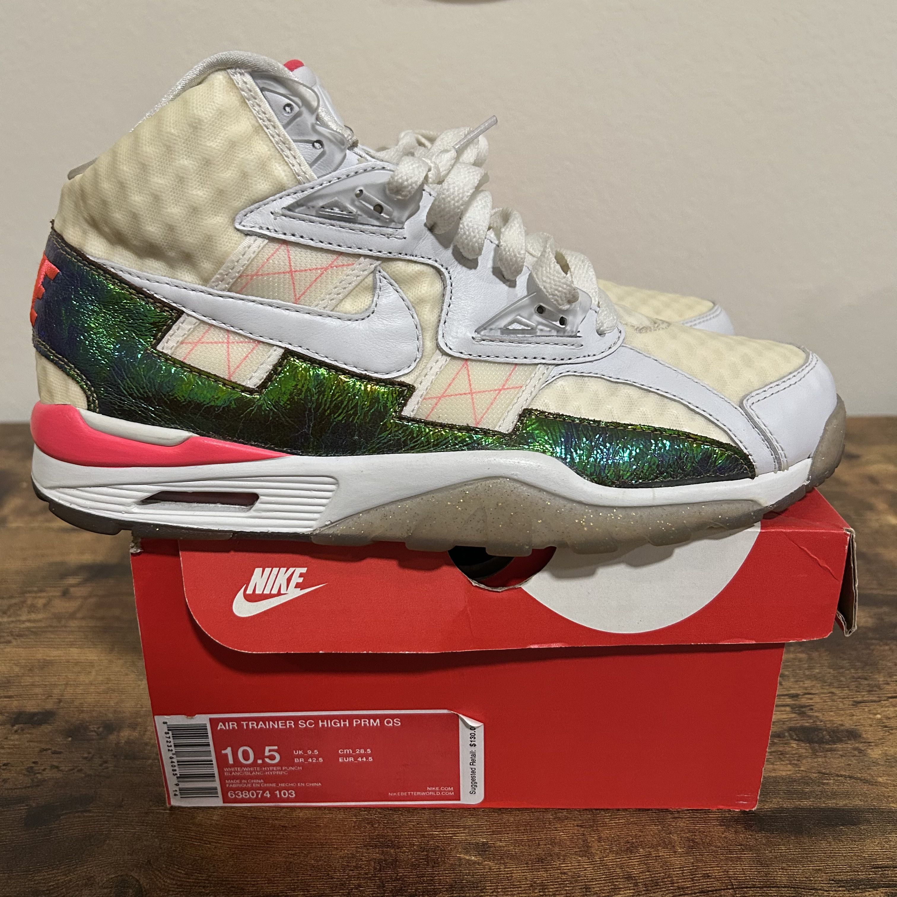 Nike 2013 Air Trainer SC Prm Hyper Punch Bo jackson Size US 10.5 / EU 43-44 - 2 Thumbnail