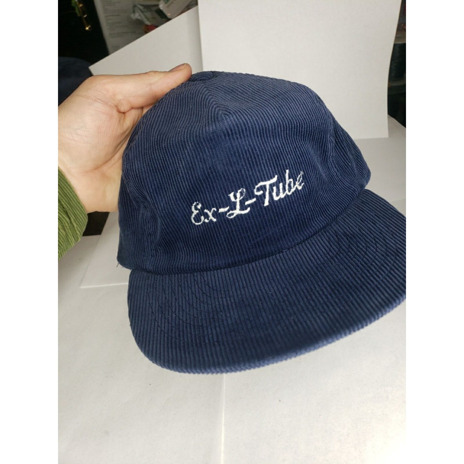 Ford Vintage 80s Ex-l-tube Pipe Corduroy Hat Vintage KCMO Size ONE SIZE - 2 Thumbnail