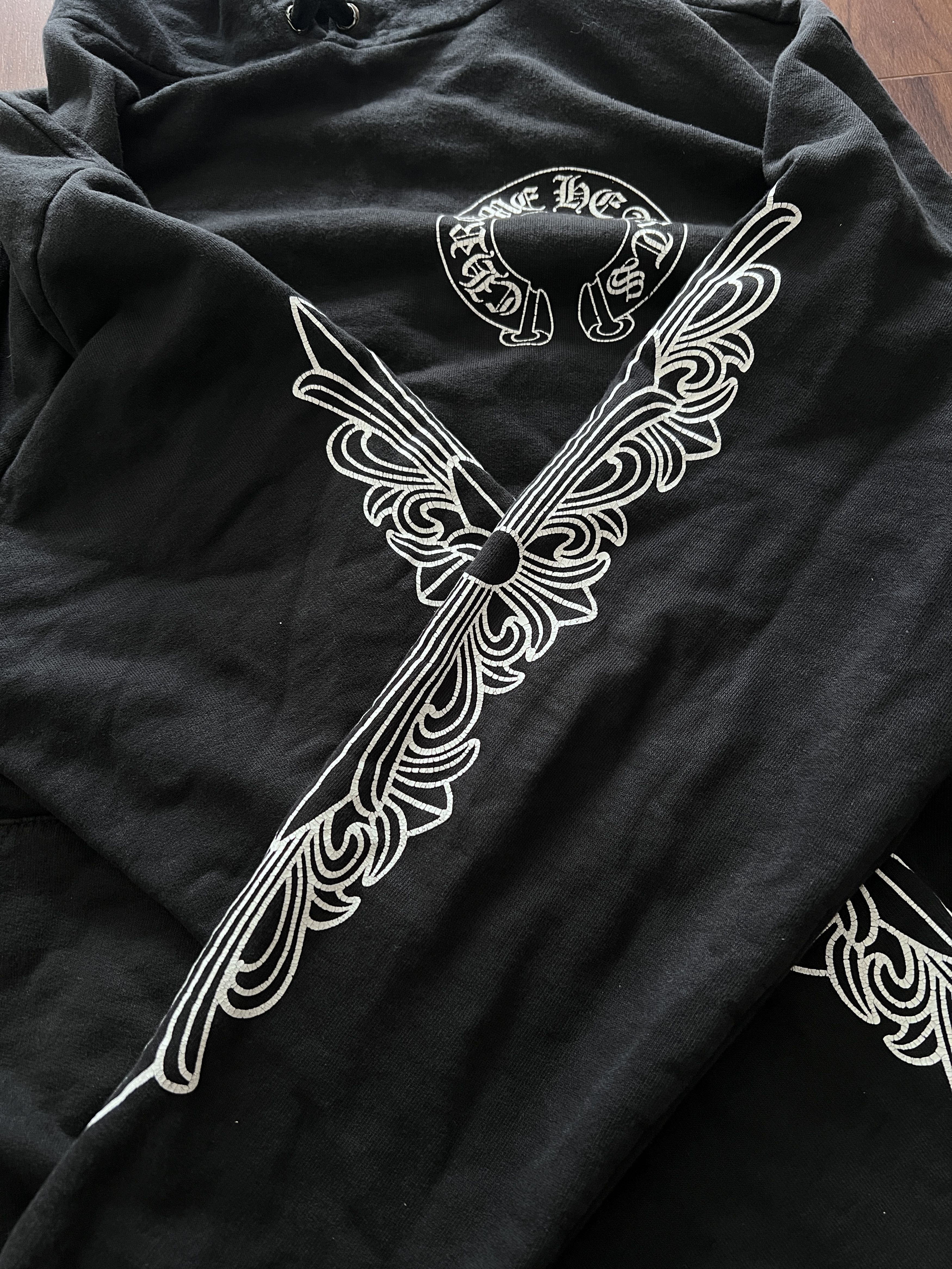 Chrome Hearts Chrome Hearts Floral Horseshoe Logo Hoodie Size US M / EU 48-50 / 2 - 23 Thumbnail