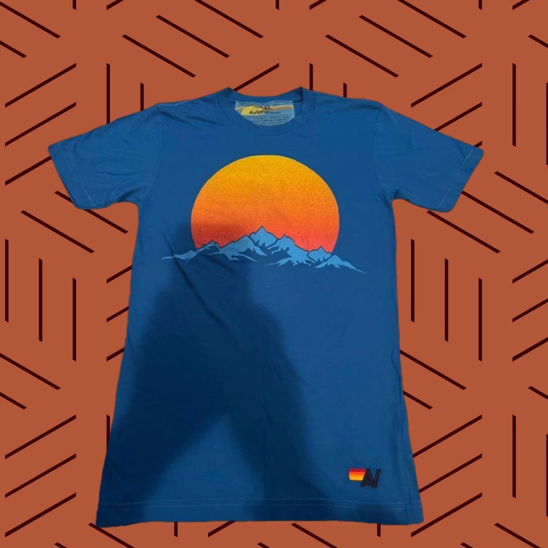 Aviator Nation VINTAGE Aviator Nation Shirt Unisex Adults XS Blue Logo Short Sleeve Crew Neck Limited Edition Rainbow Retro 2023 Size US XS / EU 42 / 0 - 1 Thumbnail