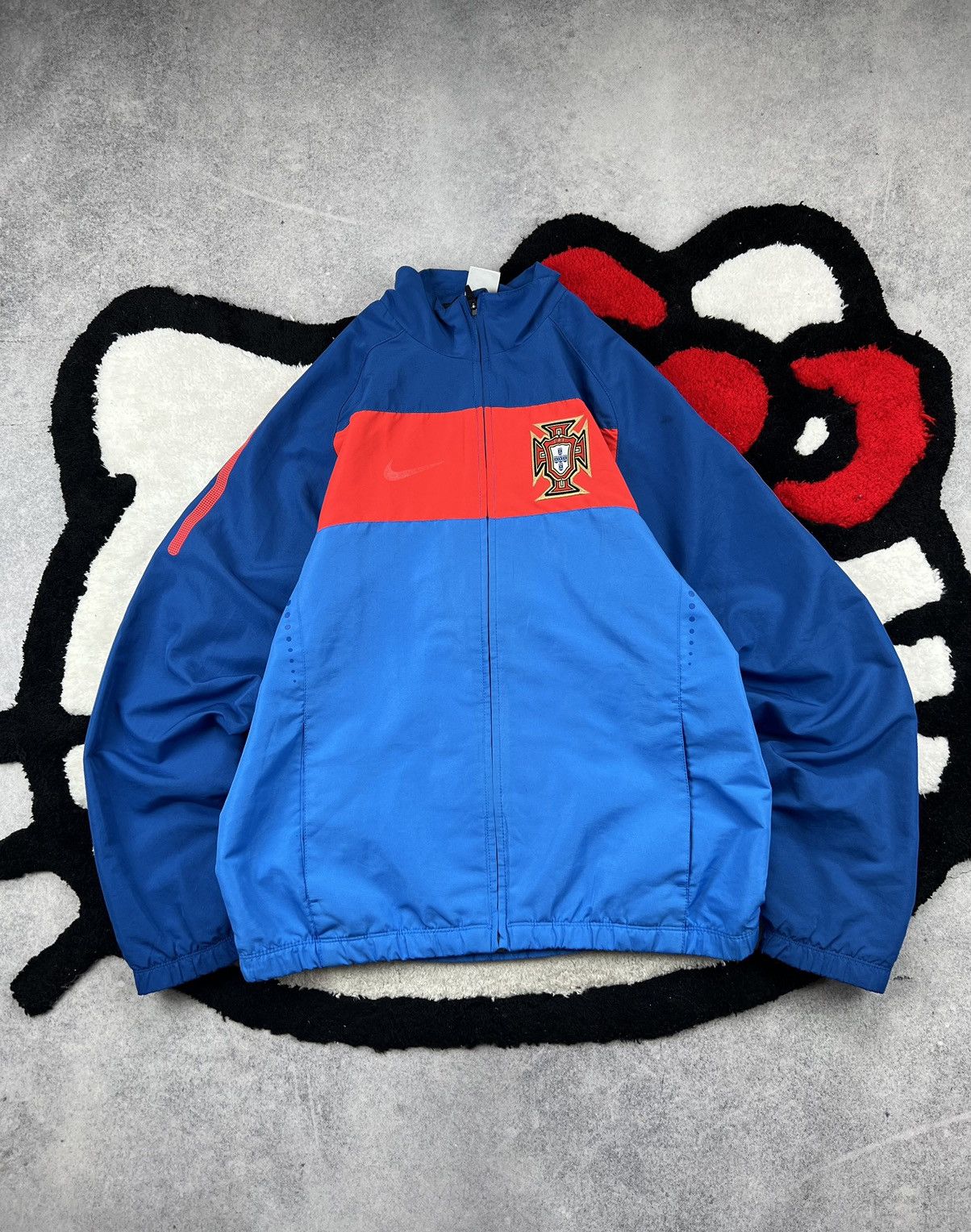 Vintage Nike Portugal Football Soccer Nylon Track Y2K Jacket