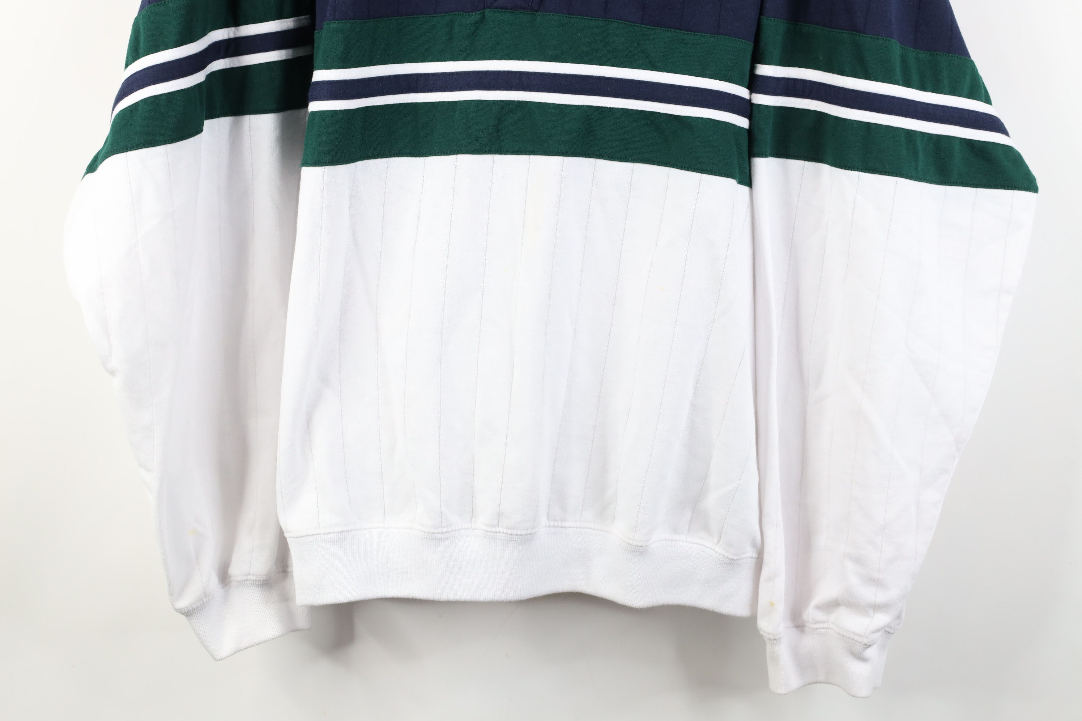 Vintage Vintage 90s Streetwear Pullover Long Sleeve Rugby Polo Size US XXL / EU 58 / 5 - 3 Thumbnail