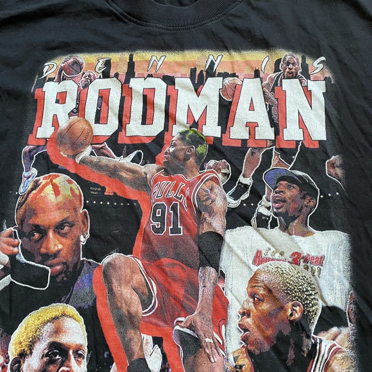 NBA AMAZING DENNIS RODMAN CHAIRMAN OF THE BOARD T SHIRT Size US XL / EU 56 / 4 - 4 Thumbnail