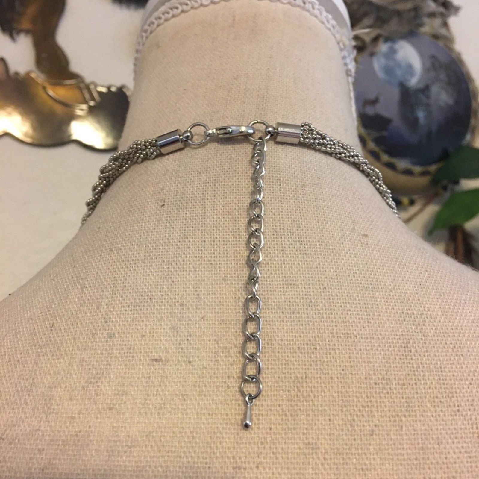 Vintage Vintage braided sparkle ball chain tassel necklace Size ONE SIZE - 6 Thumbnail