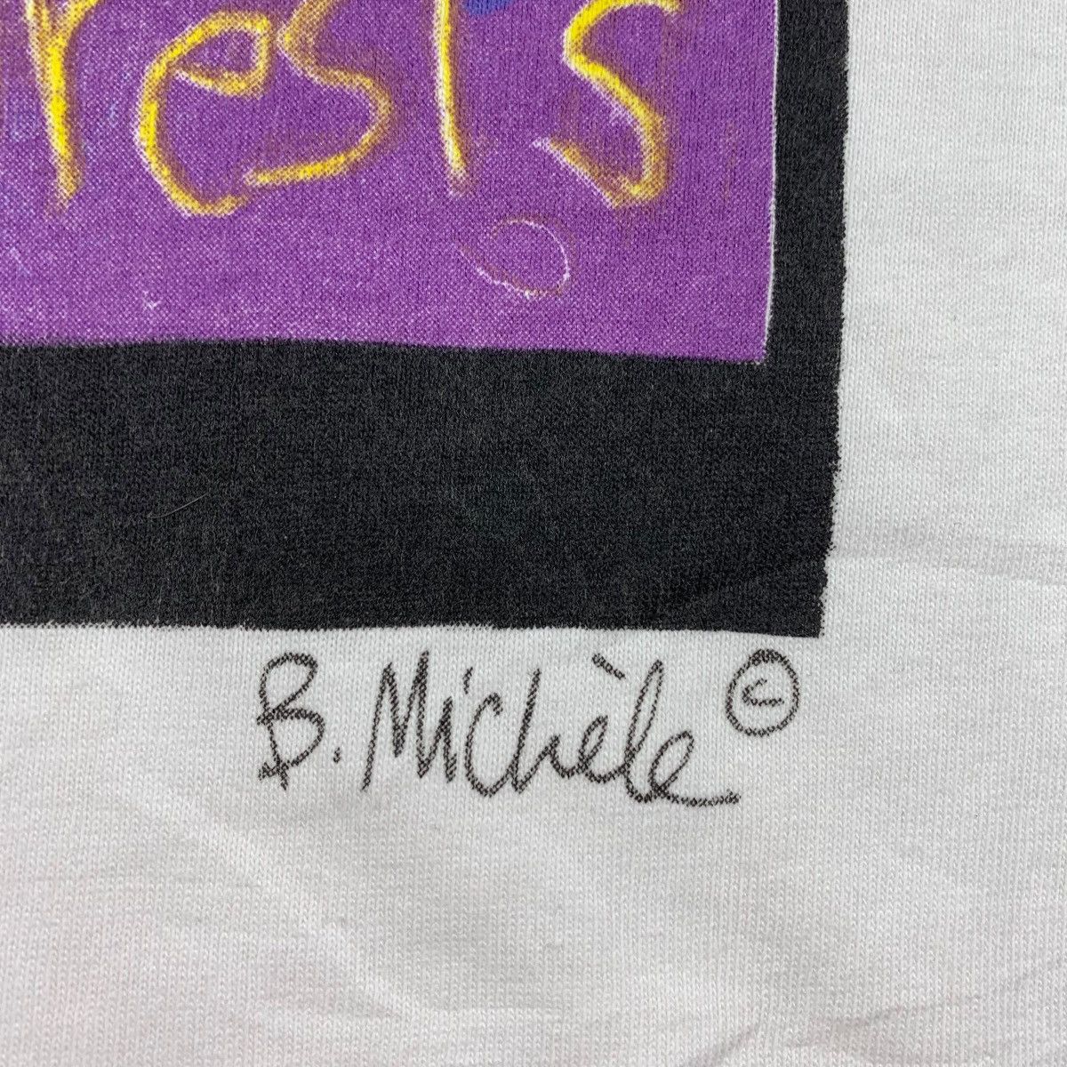 Arts & Science Vintage THE RAINFOREST ART by B.MICHELE big frog printed tee Size US M / EU 48-50 / 2 - 10 Thumbnail