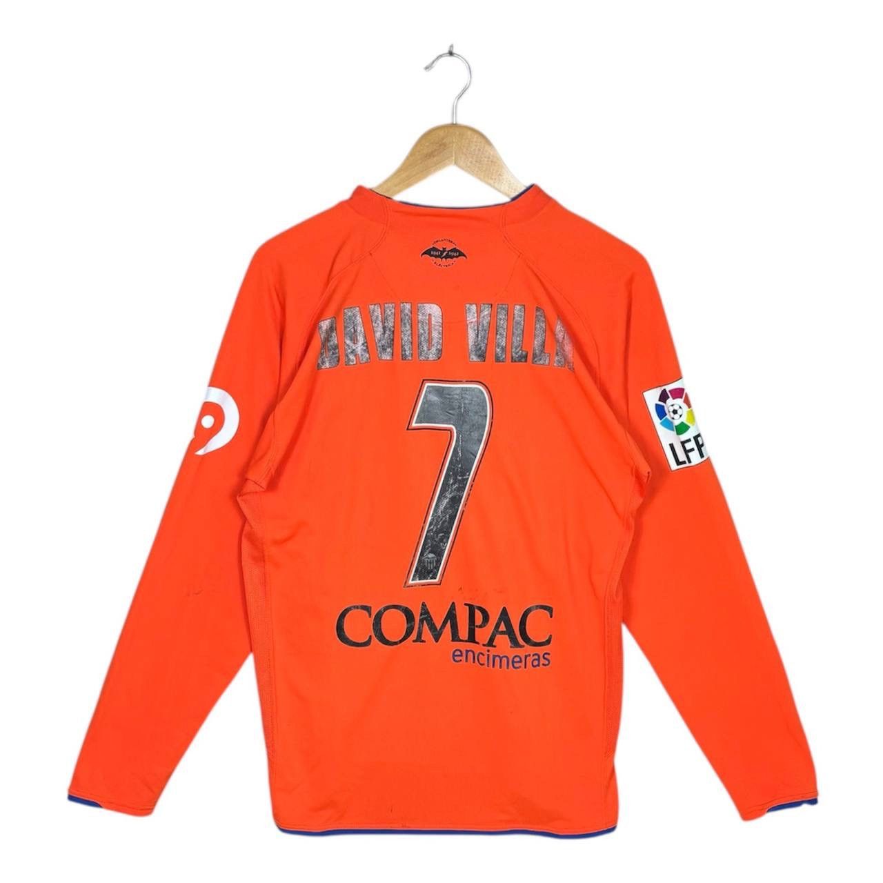 Nike NIKE 2007-08 VALENCIA CF DAVID VILLA L/S AWAY SHIRT JERSEY L Size US L / EU 52-54 / 3 - 2 Thumbnail