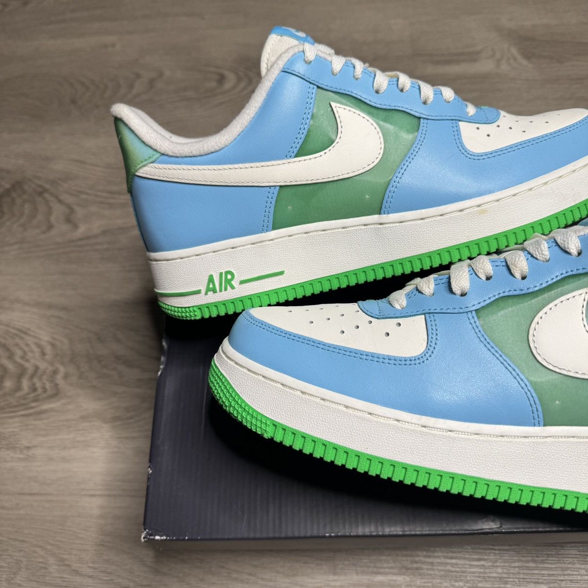 Nike Nike Air Force 1 Low ‘07 - Aquarius Blue Vapor Green (2024) Size US 9.5 / EU 42-43 - 3 Thumbnail