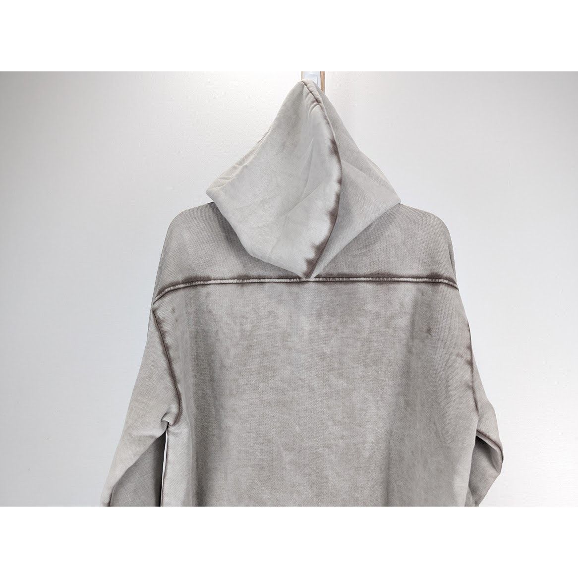Balmain o1rshd1 Washed Hoodie in Grey Size US S / EU 44-46 / 1 - 15 Thumbnail
