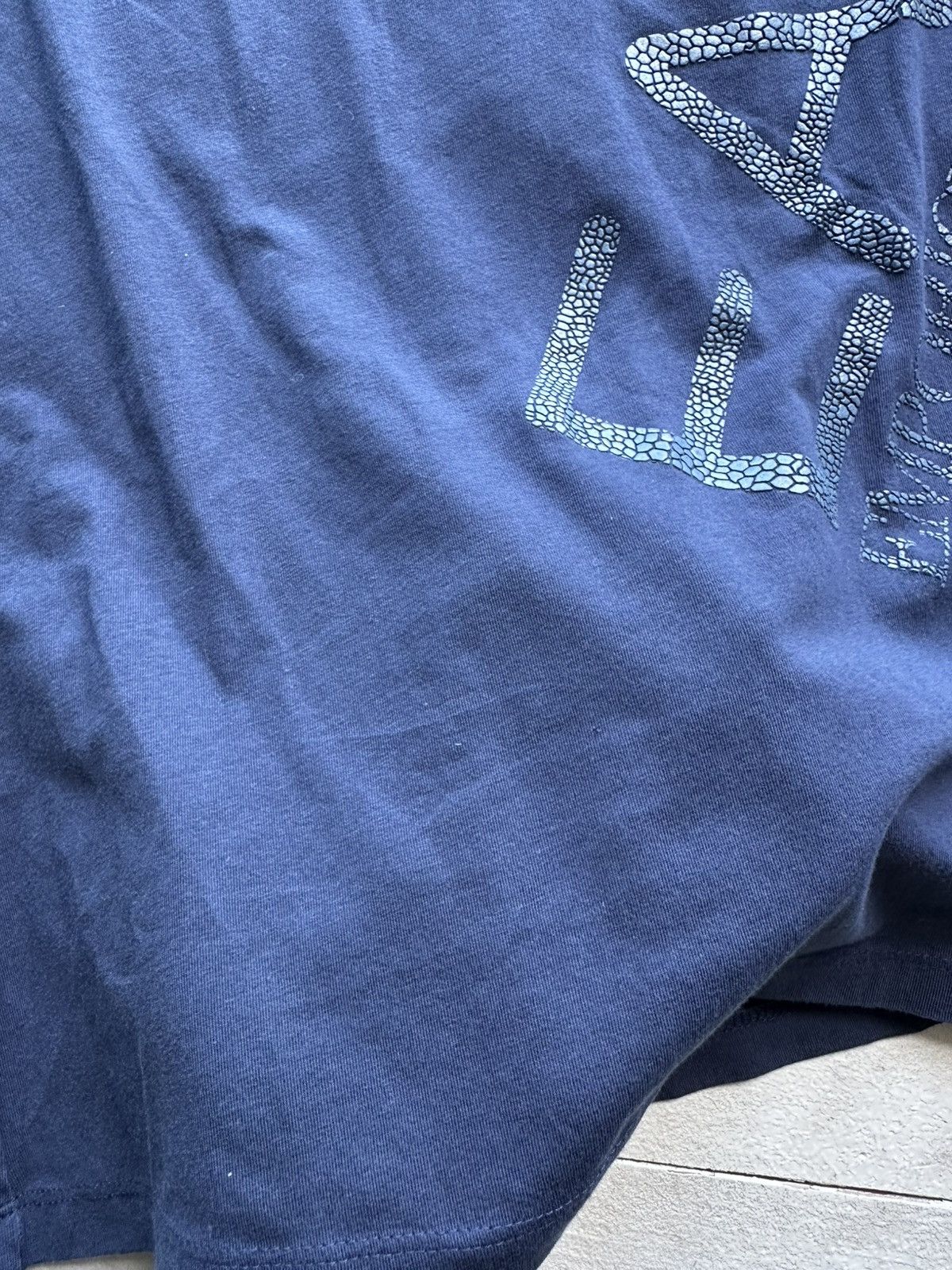 Designer × Giorgio Armani × Vintage 🚨VNTG Armani jeans EA7 Giorgio Blue UNISEX Long Sleeve TEE Size M / US 6-8 / IT 42-44 - 6 Thumbnail