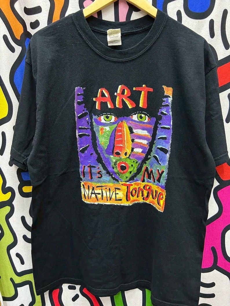 Vintage Vintage 90s Fred Babb Art tshirt size L Size US L / EU 52-54 / 3 - 2 Thumbnail