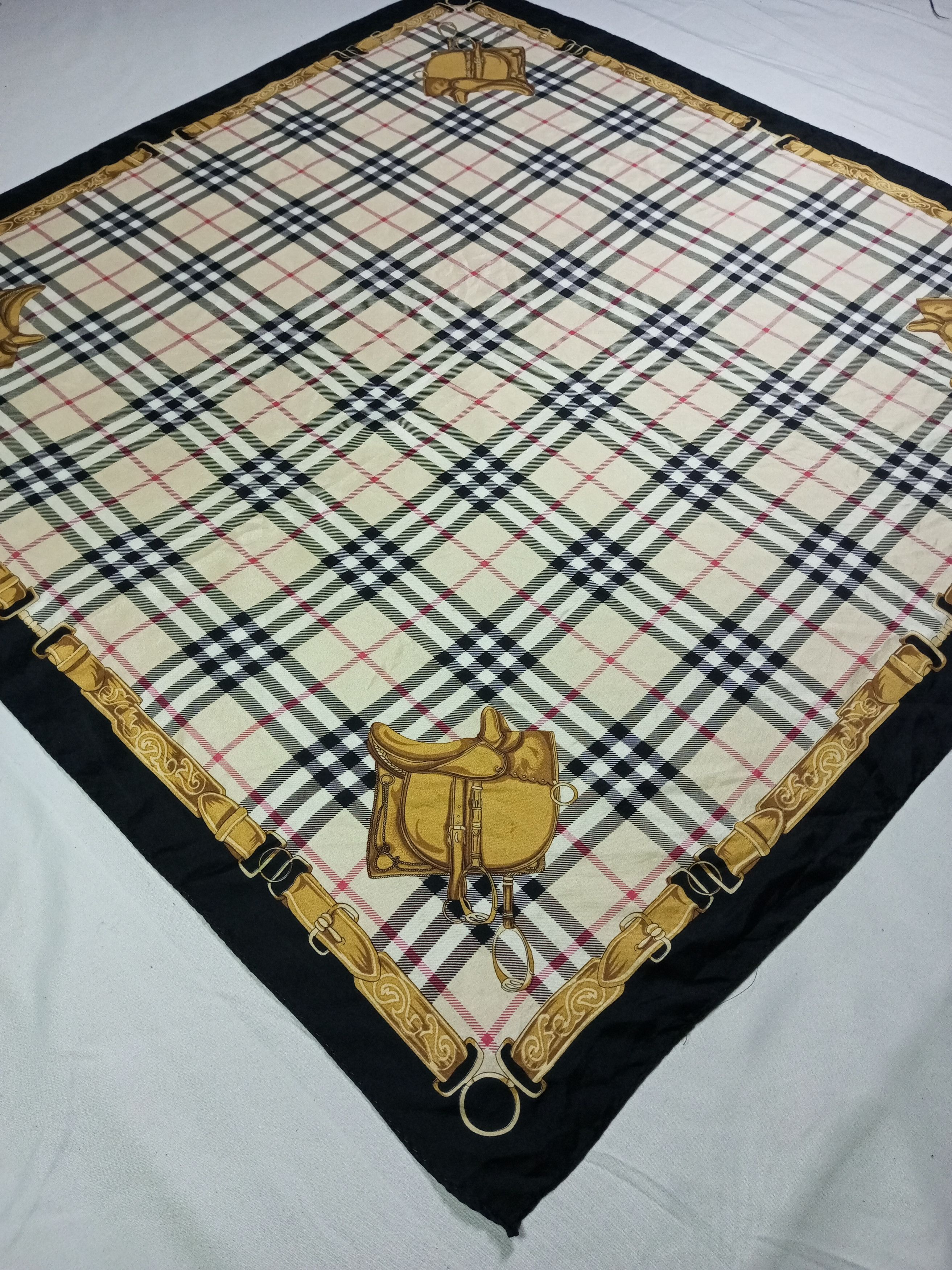 Vintage Anne Klein Floral Silk Scarf Size ONE SIZE - 5 Thumbnail