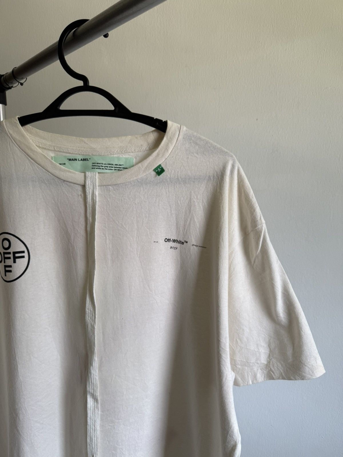 Off-White Off white "impressionism" oversize tee Size US XL / EU 56 / 4 - 3 Thumbnail