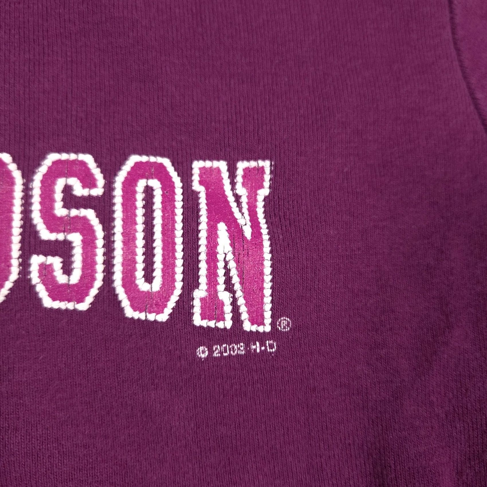 Harley Davidson VINTAGE Harley-Davidson Shirt Womens Medium Purple Nashville 3/4 Sleeve Top Size M / US 6-8 / IT 42-44 - 6 Thumbnail