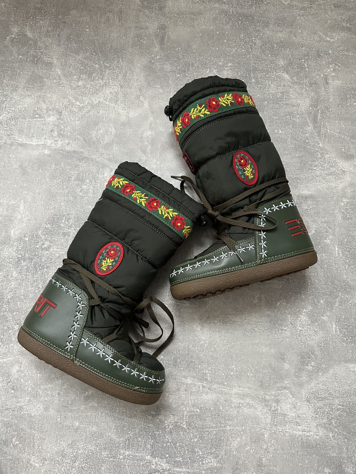 Esprit Vintage Espirit high top boots punk avant garde style Size US 6 / IT 36 - 1 Thumbnail