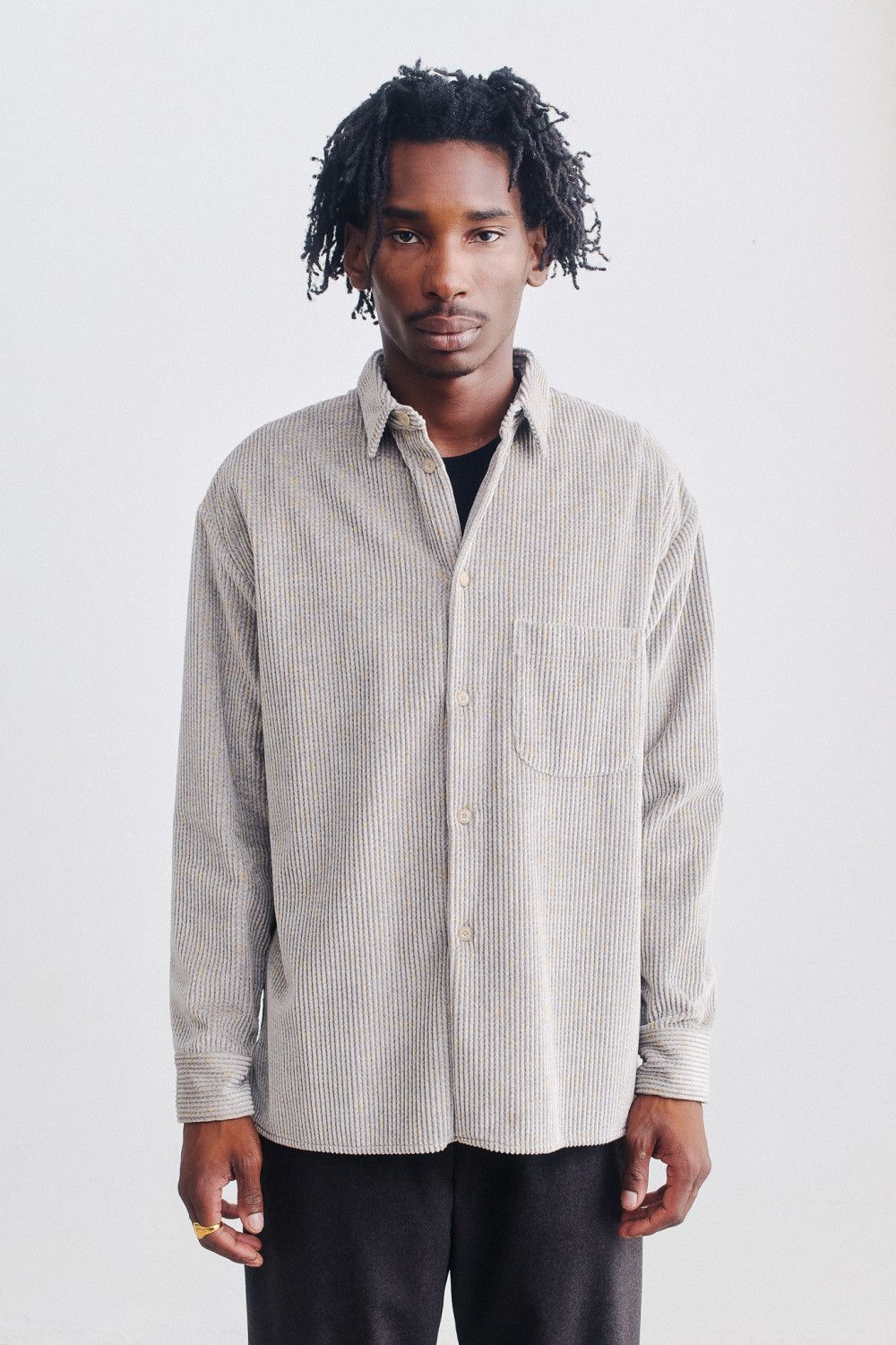 A Kind Of Guise 💚 AW23 A Kind Of Guise Gusto Shirt Tweedy Corduroy NEW Size US M / EU 48-50 / 2 - 3 Thumbnail