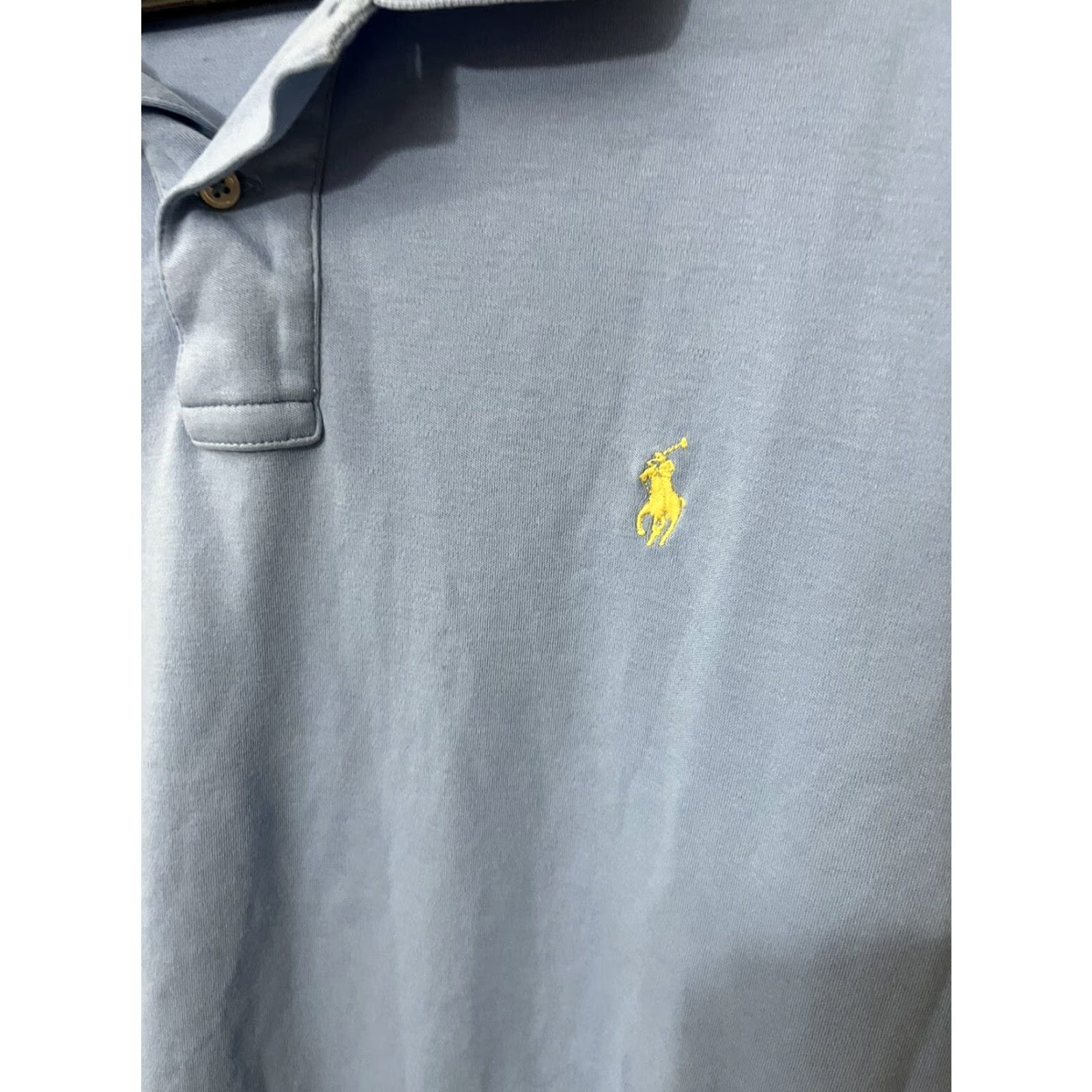 Polo Ralph Lauren Vintage Polo Ralph Lauren Polo Shirt Blue XL Mens Classic Fit Casual Button Collared Cotton Size US XL / EU 56 / 4 - 4 Thumbnail