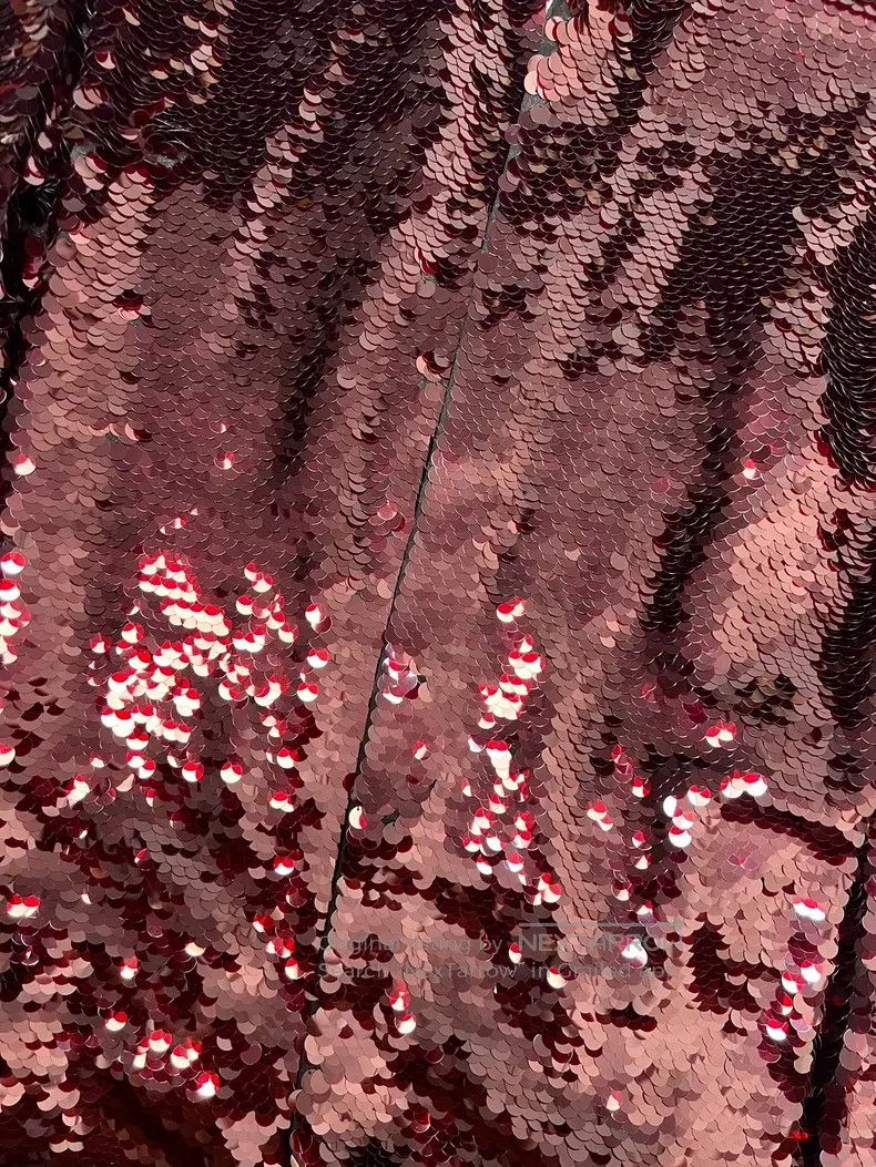 Saint Laurent Paris Saint Laurent Paris Garnet Gradient Sequin-embellished Bla Size XS / US 0-2 / IT 36-38 - 4 Thumbnail