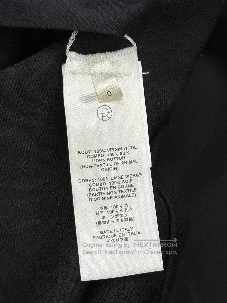 The Row The Row size 0 Black Slim Fit Wool Split Hem Skirt Size 42" / US 20 - 4 Thumbnail