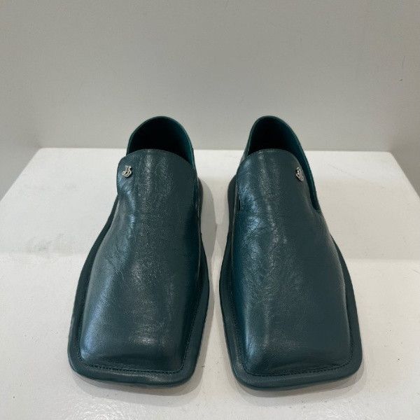 Jil Sander o1mt1gz0625 Flats Shoes in Green Size US 8 / IT 38 - 2 Thumbnail