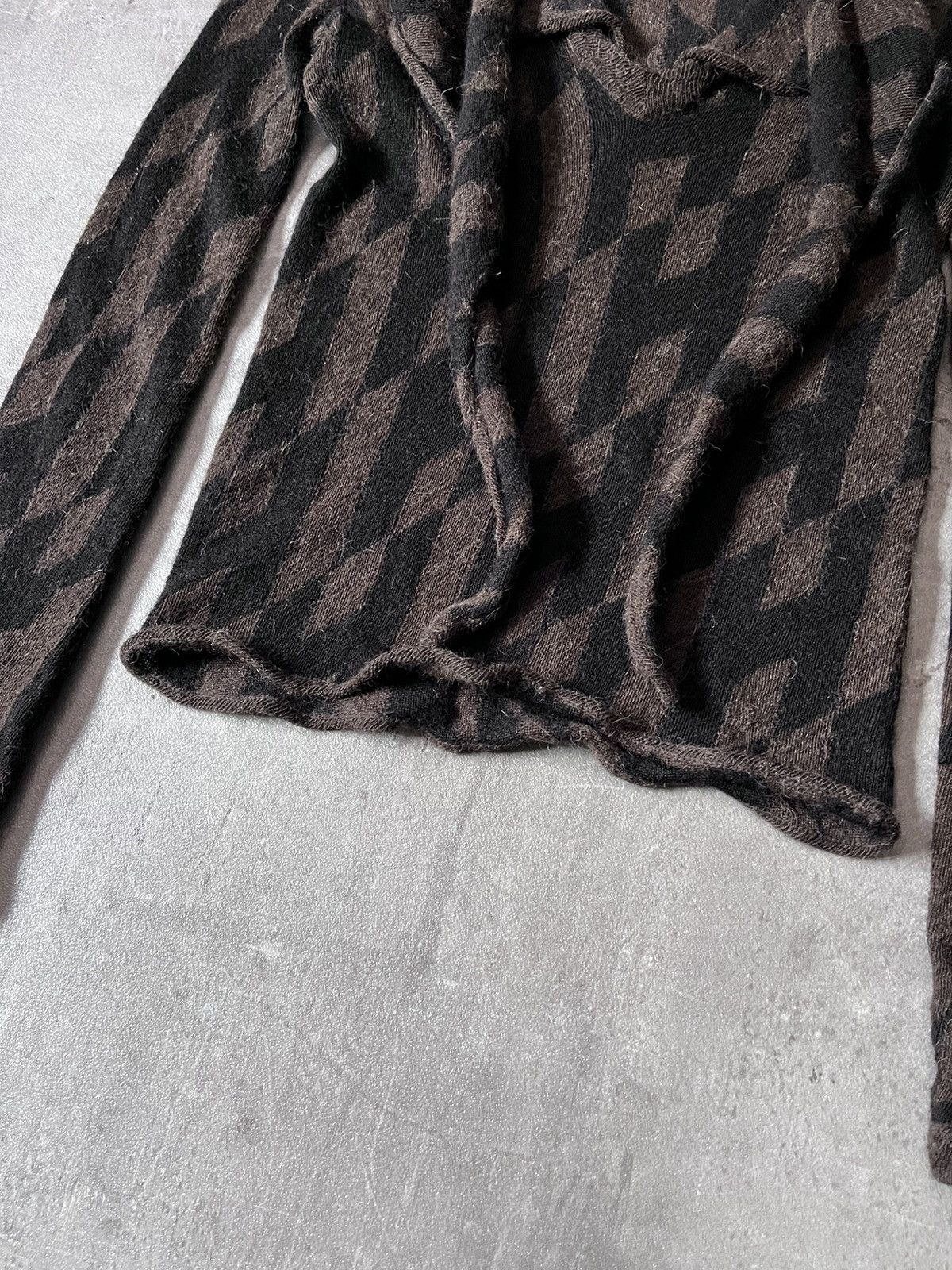 Hermes Hermes Alpaca Wool sweater brown black Size M / US 6-8 / IT 42-44 - 6 Thumbnail