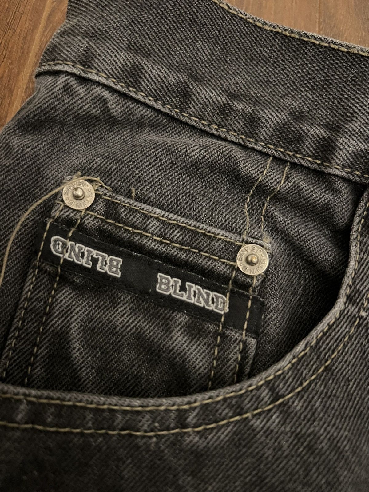Blind Skateboards Thrashed OG Blind Body Bags Skate Jeans Size US 38 / EU 54 - 8 Thumbnail